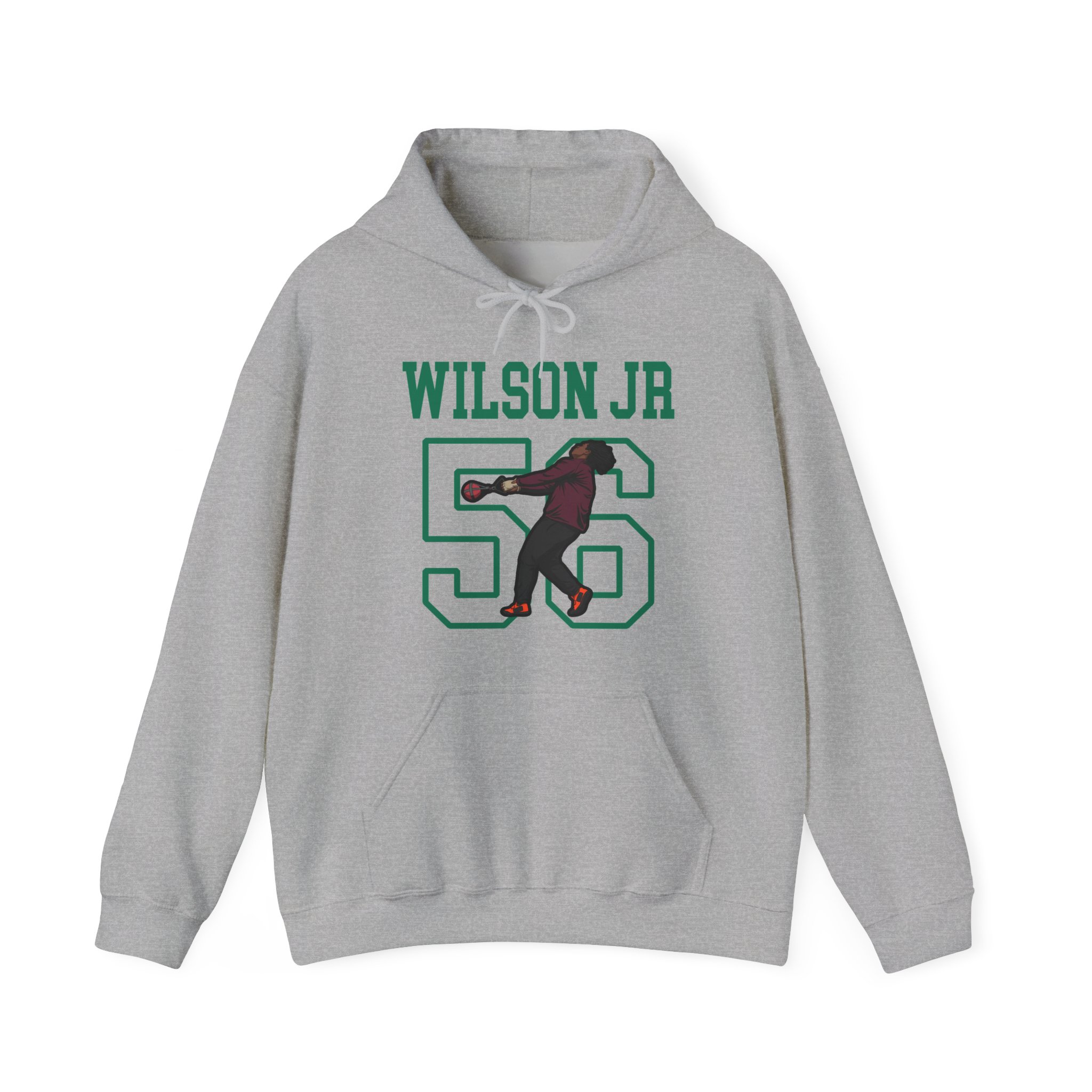 Hoodie — character_shirsey in Grey