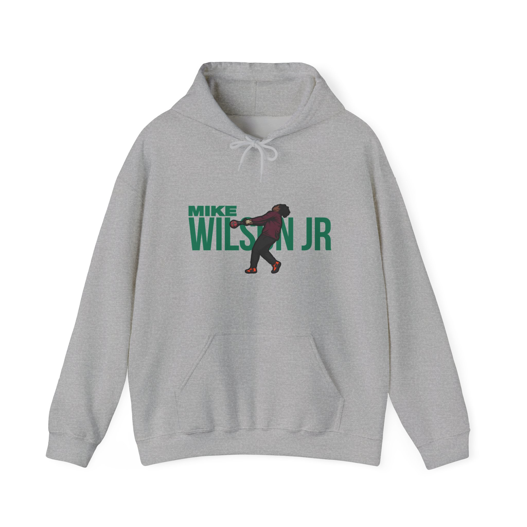 Hoodie — character_player_name in Grey