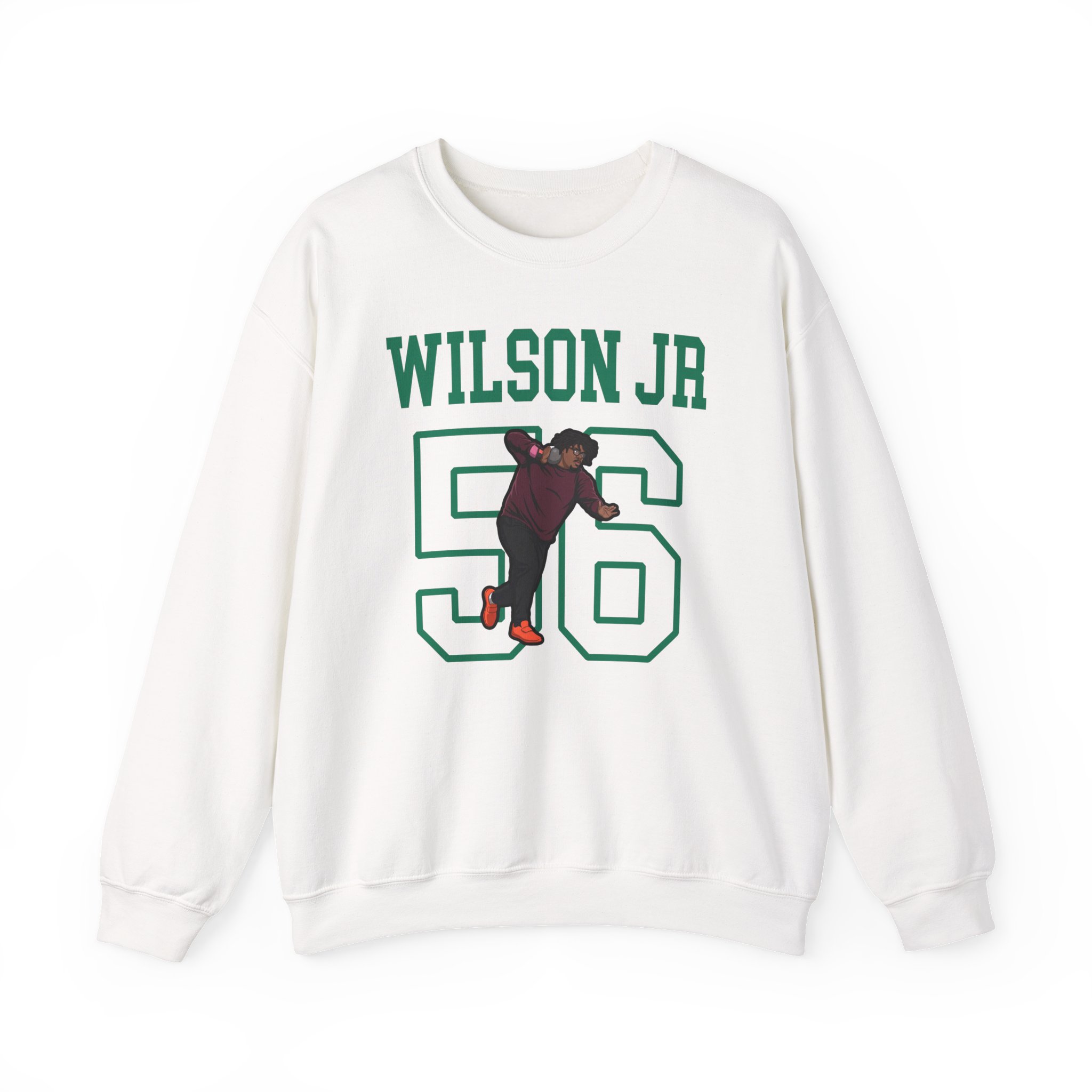 Crewneck Sweatshirt — character_shirsey in White
