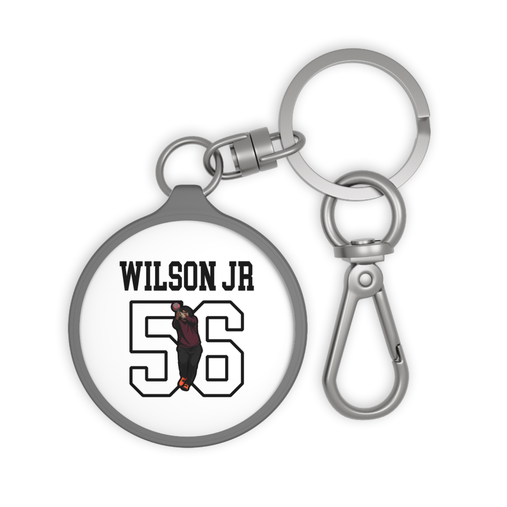 Keychain — character_shirsey in Grey