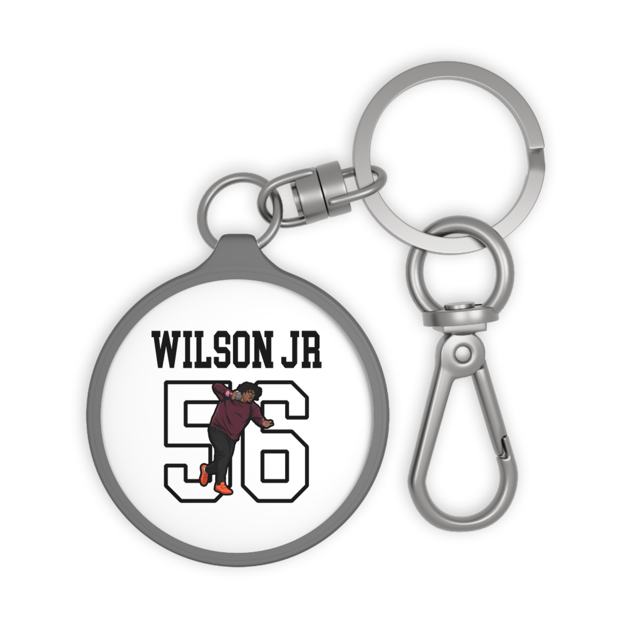 Keychain — character_shirsey in Grey