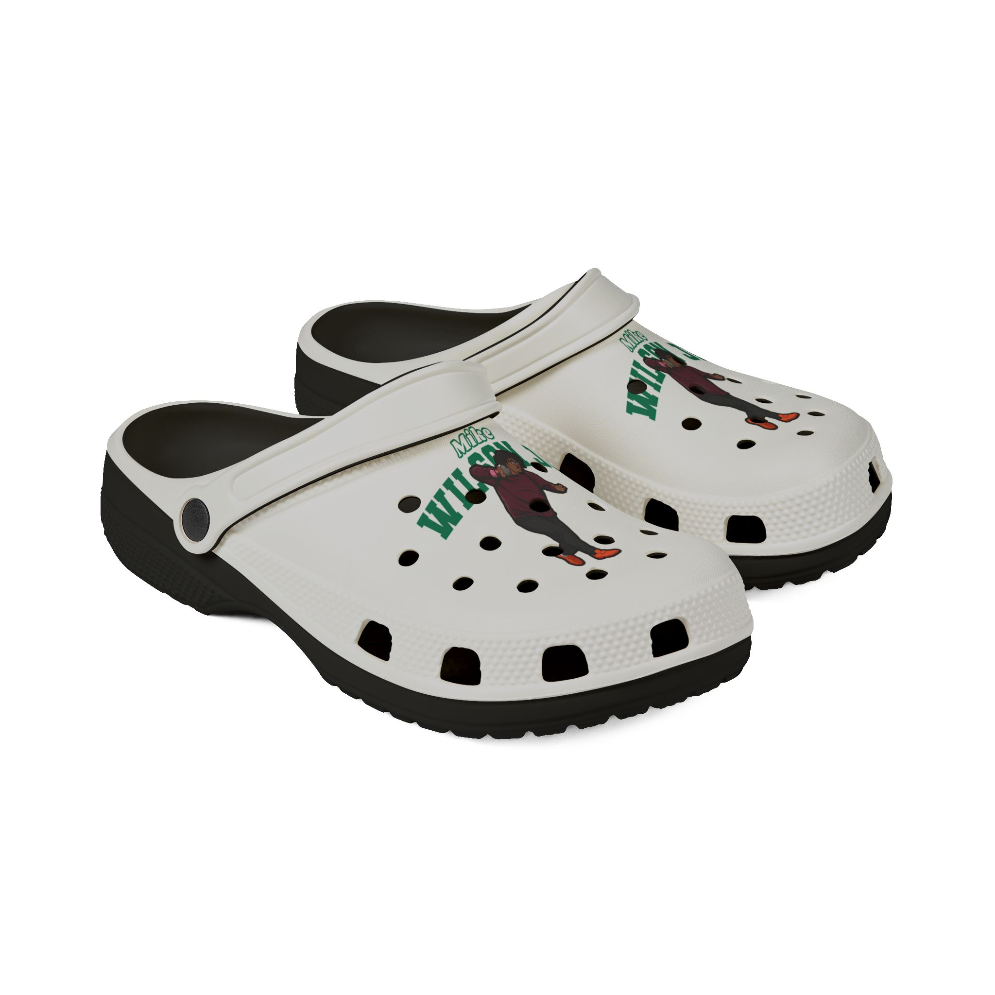 Rubber Clogs — character_name_arch in Black