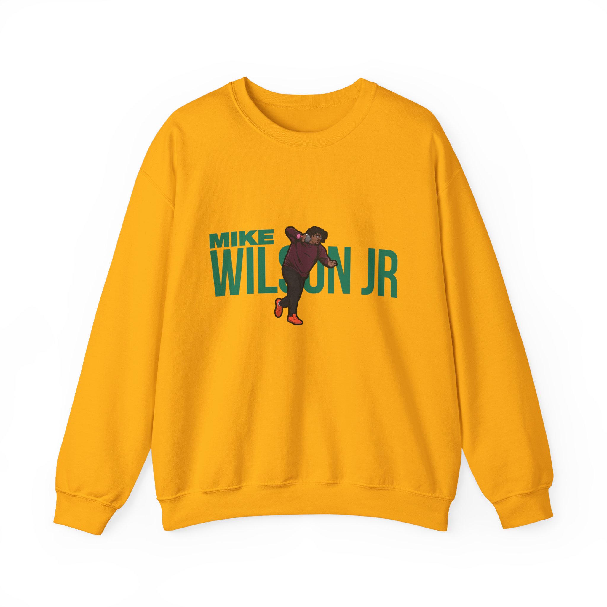 Crewneck Sweatshirt — character_player_name in Gold