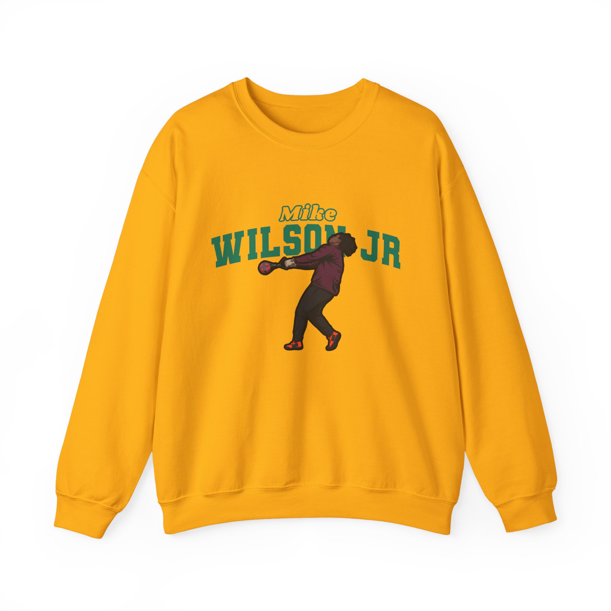 Crewneck Sweatshirt — character_name_arch in Gold