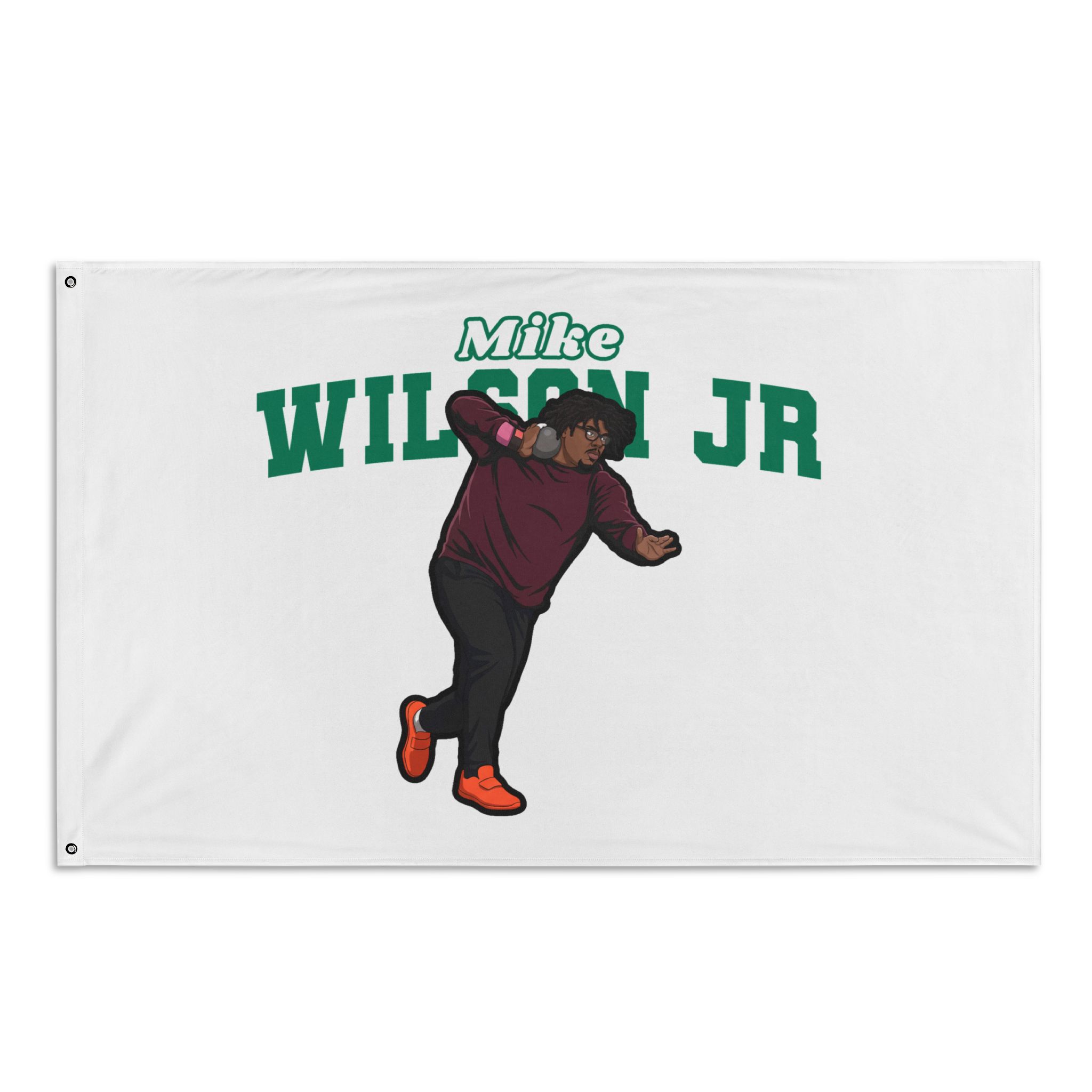 Flag (35 × 56 in) — character_name_arch in Classic