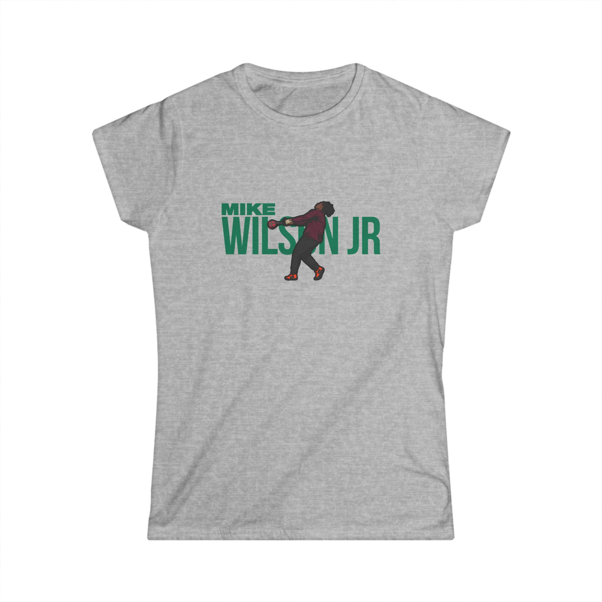 Women's Softstyle Tee — character_player_name in Grey