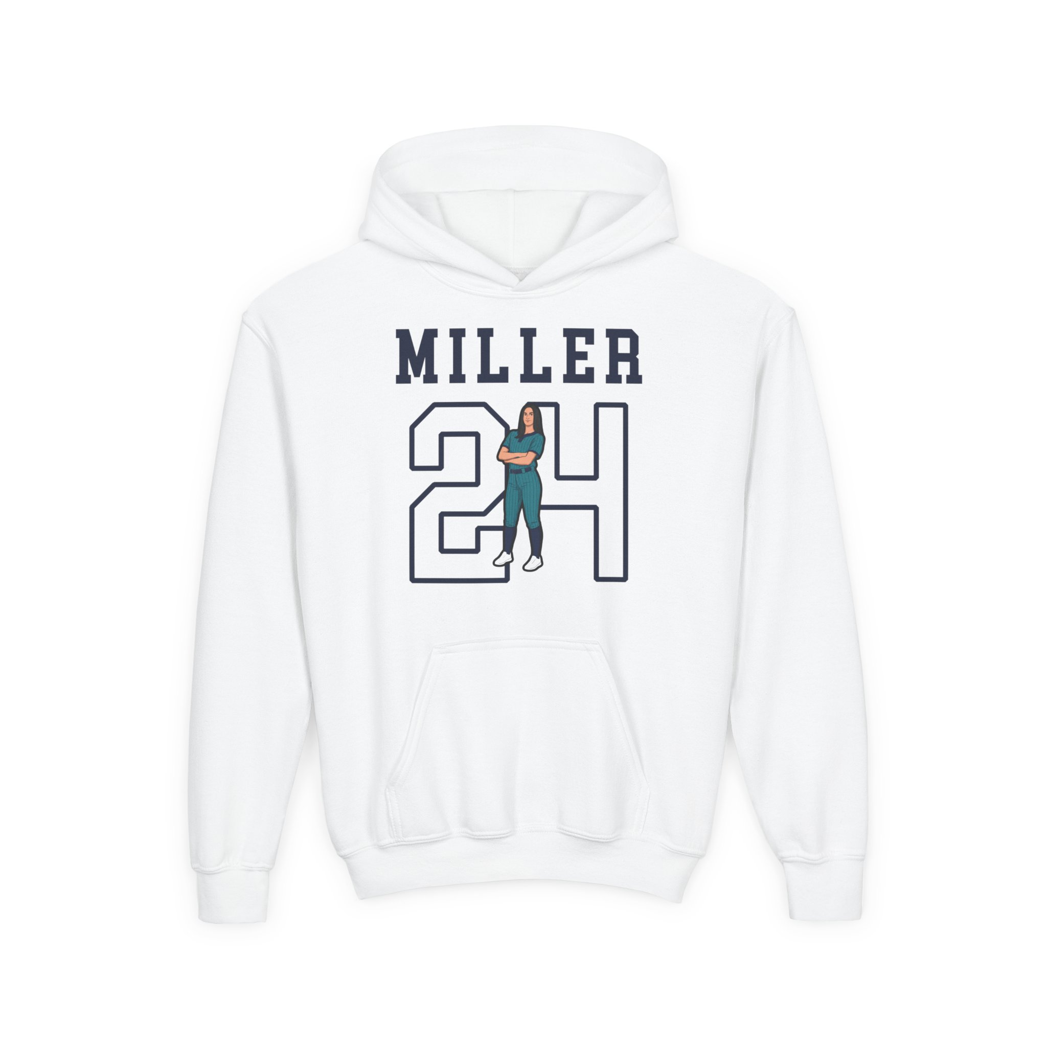 Youth Hoodie — character_shirsey in White