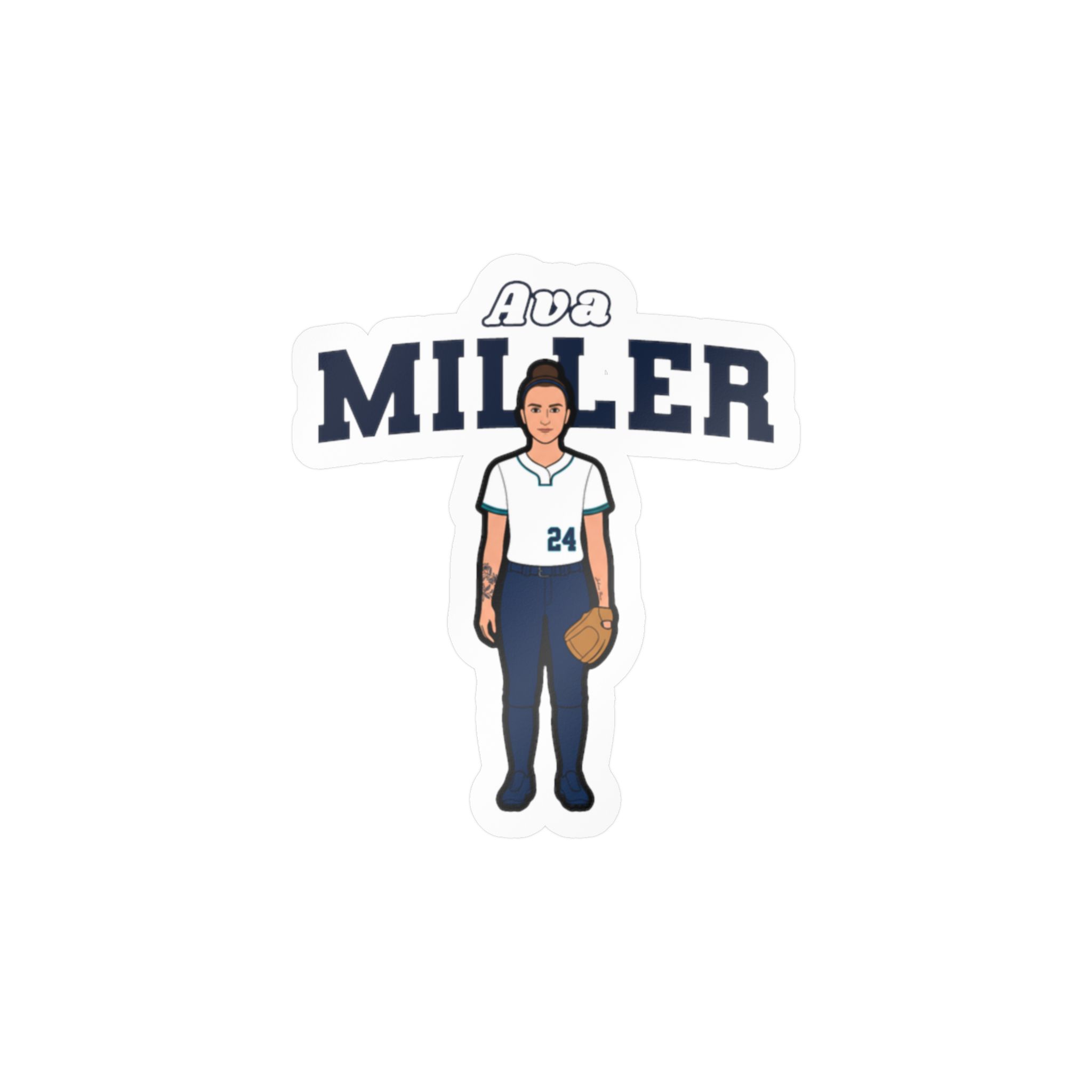 Vinyl Sticker — character_name_arch in Classic