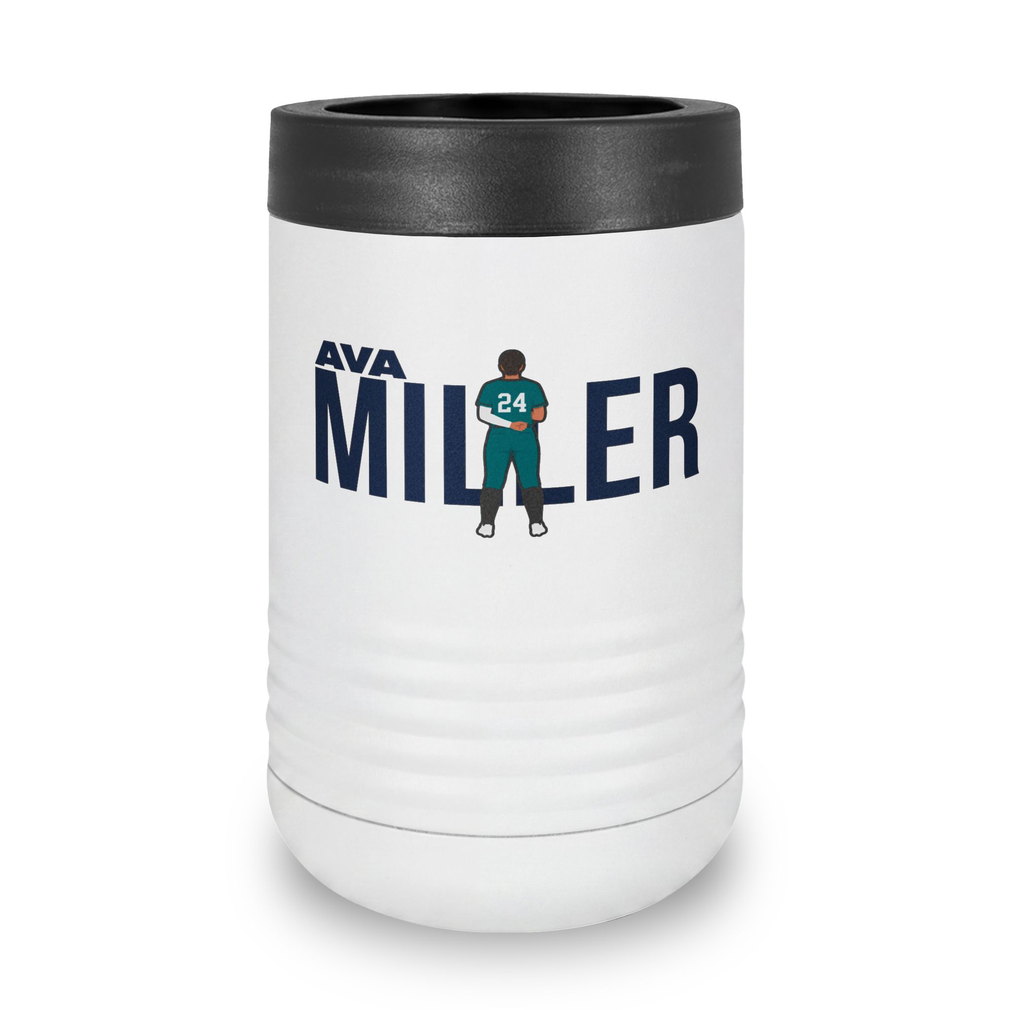 Stainless Can Cooler — character_player_name in White