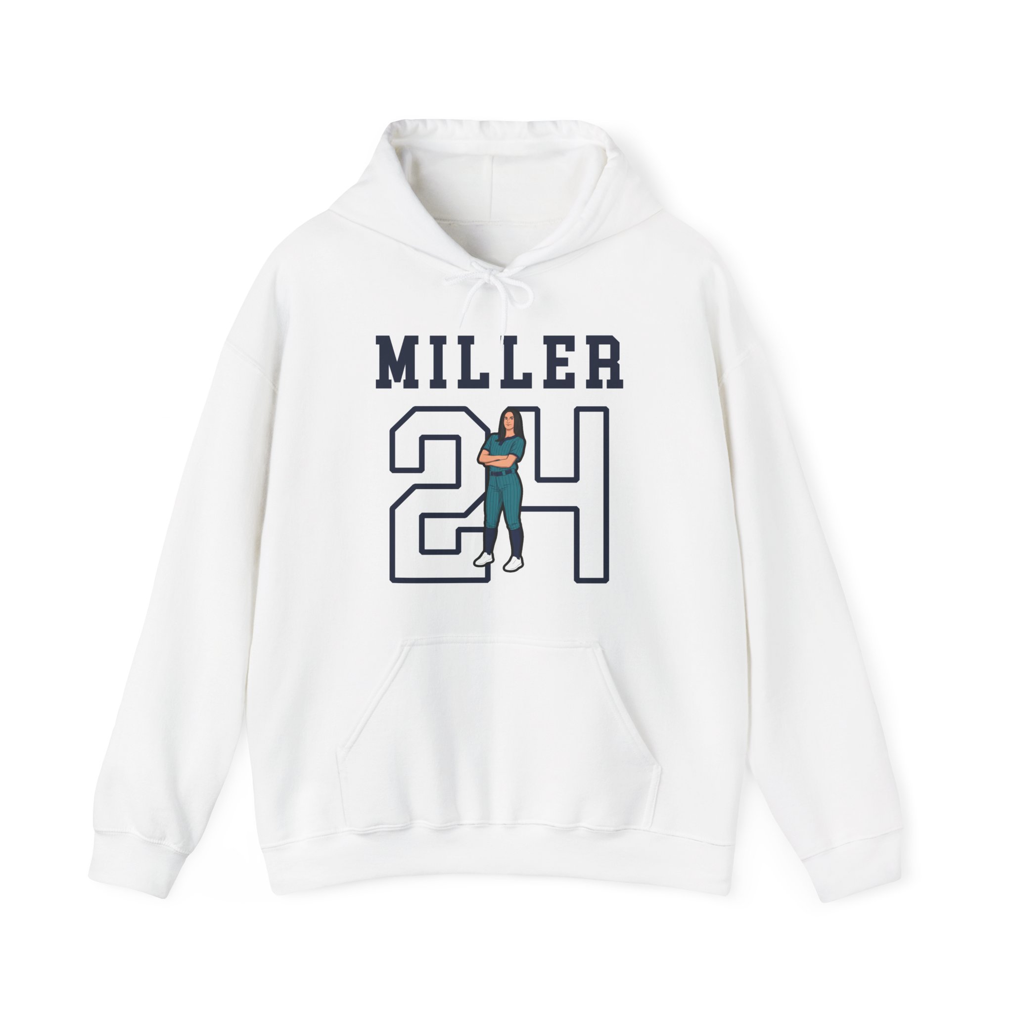 Hoodie — character_shirsey in White