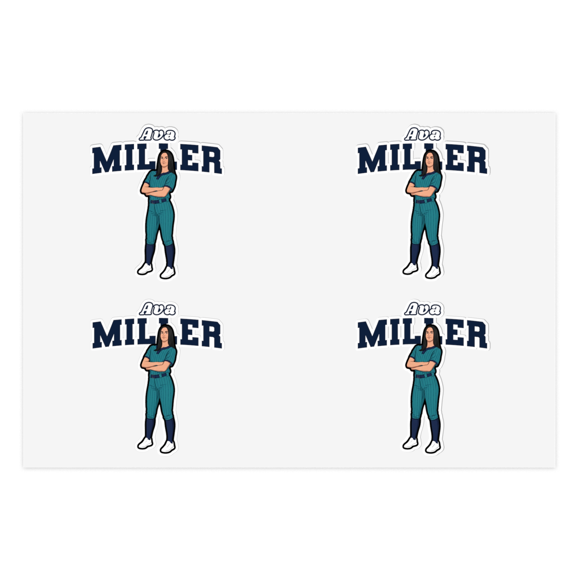 Sticker Sheet — character_name_arch in Classic