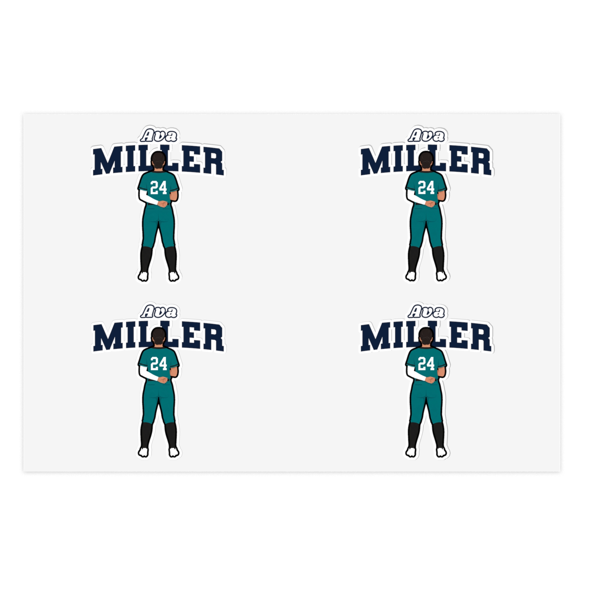 Sticker Sheet — character_name_arch in Classic