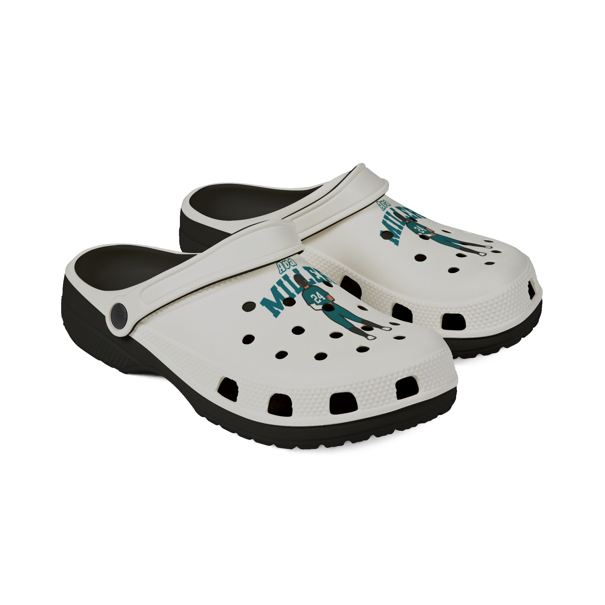 Rubber Clogs — character_name_arch in Black