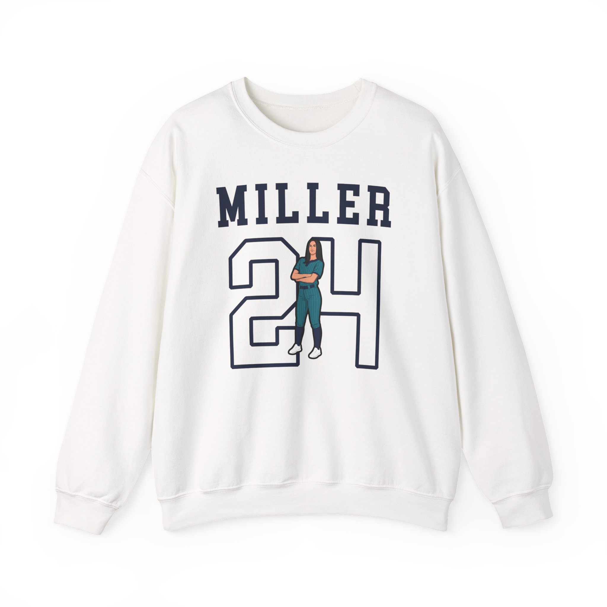 Crewneck Sweatshirt — character_shirsey in White