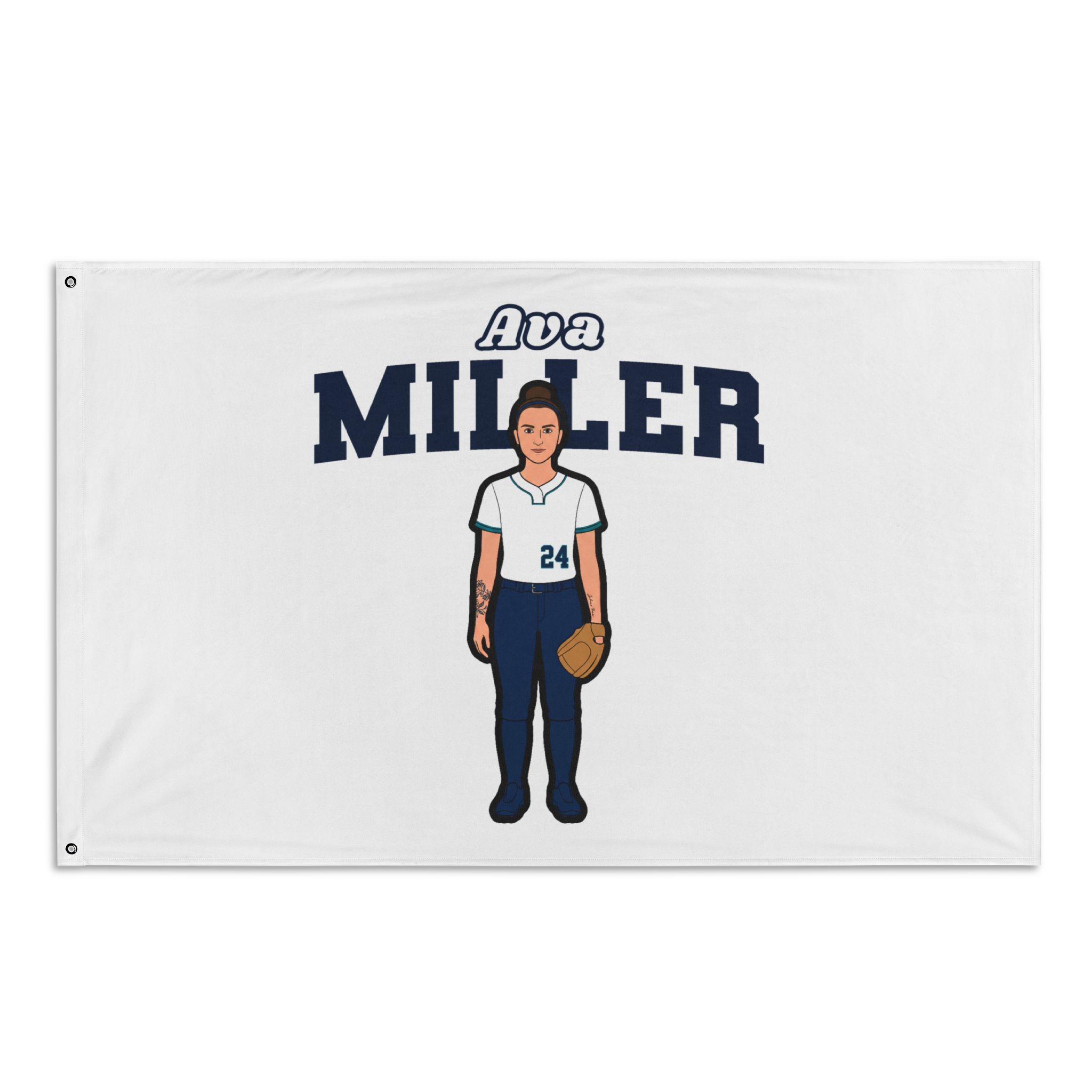 Flag (35 × 56 in) — character_name_arch in Classic