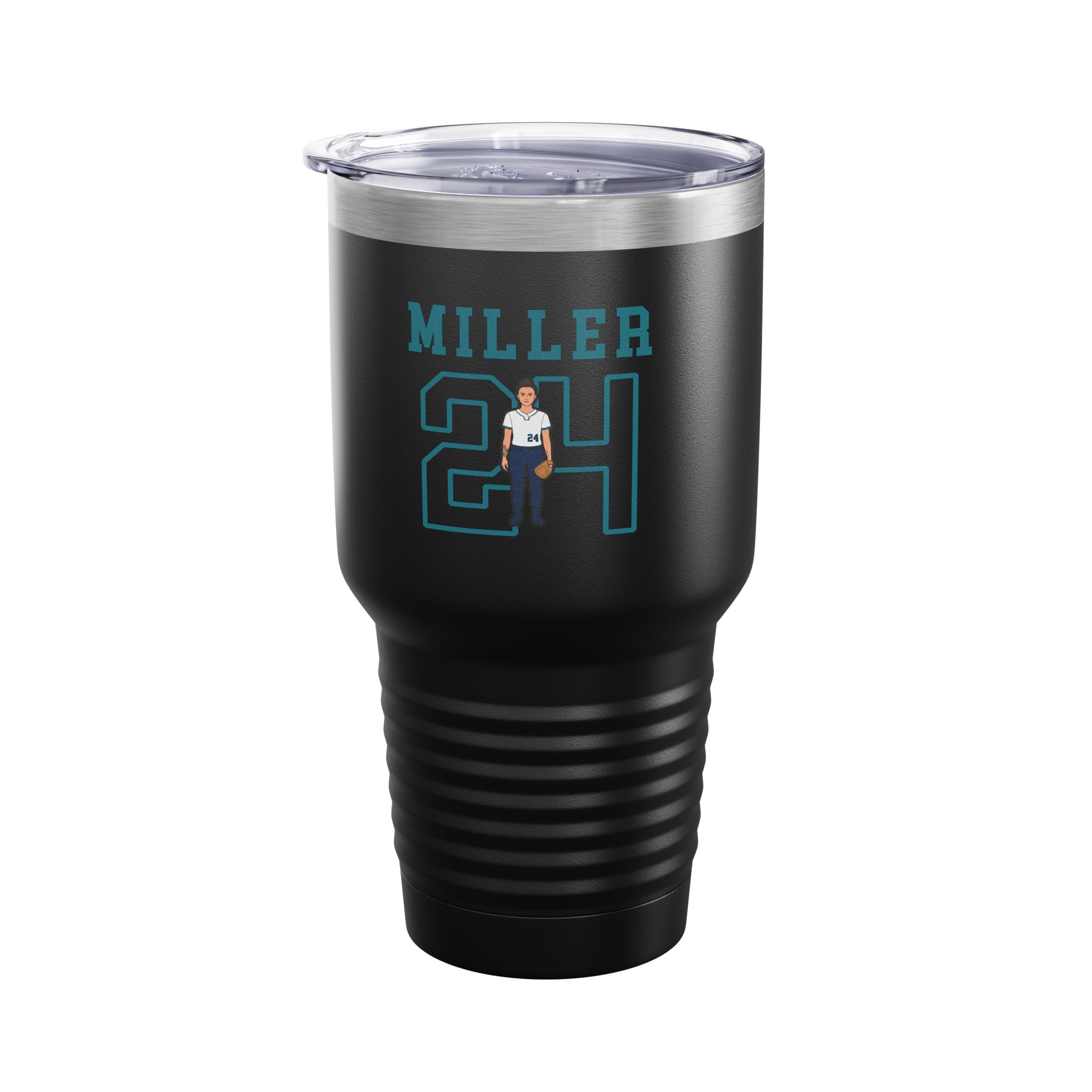 30oz Tumbler — character_shirsey in Black