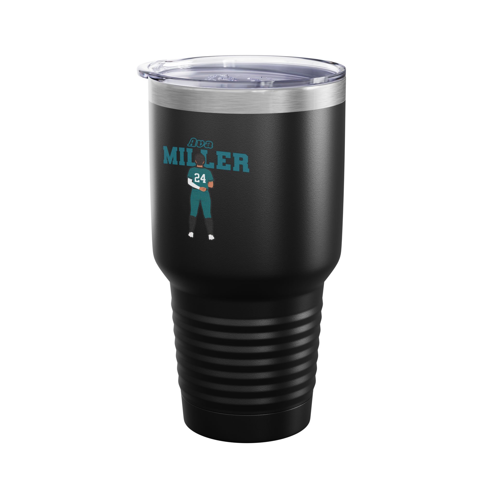 30oz Tumbler — character_name_arch in Black