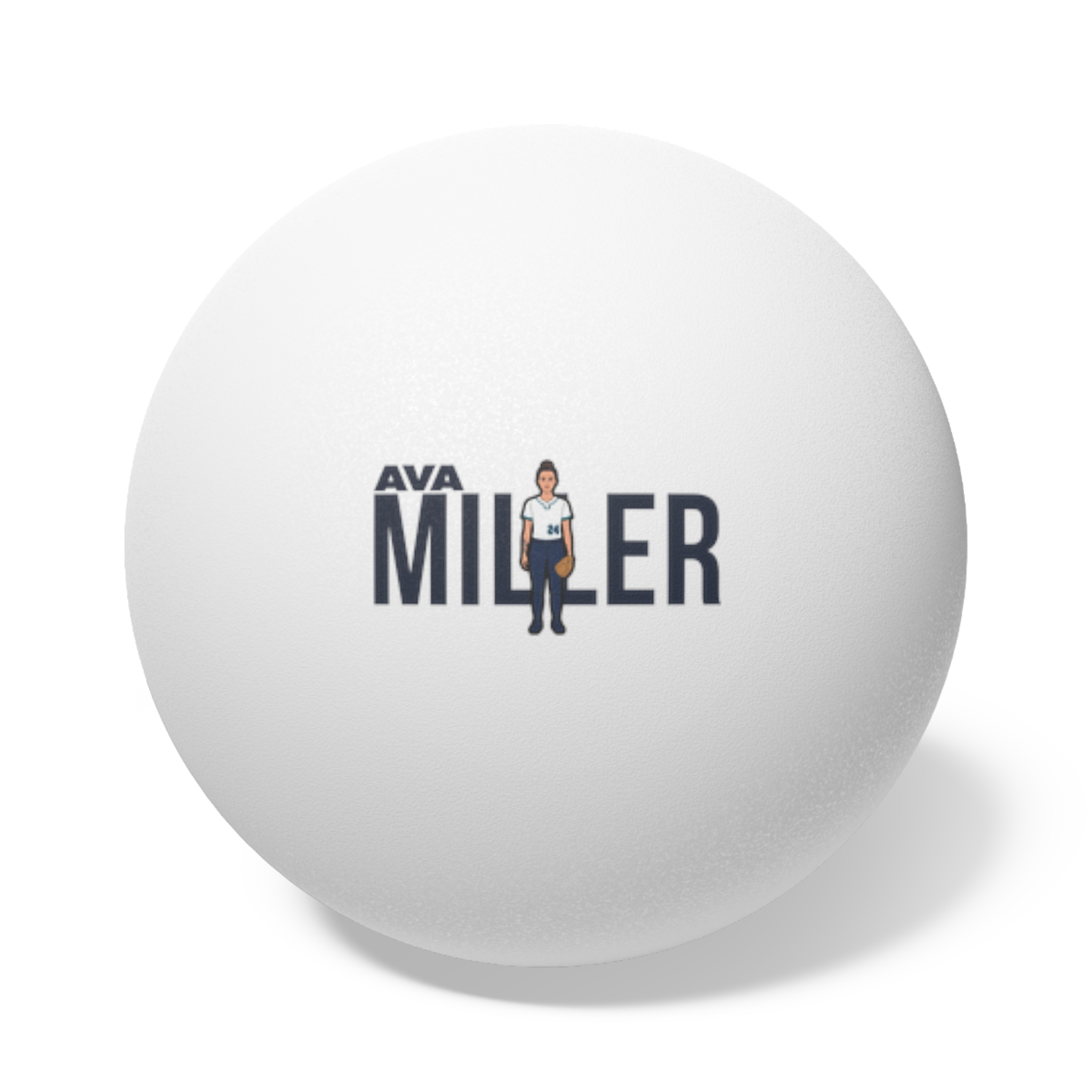 Ping Pong Balls, 6 pcs — character_player_name in White