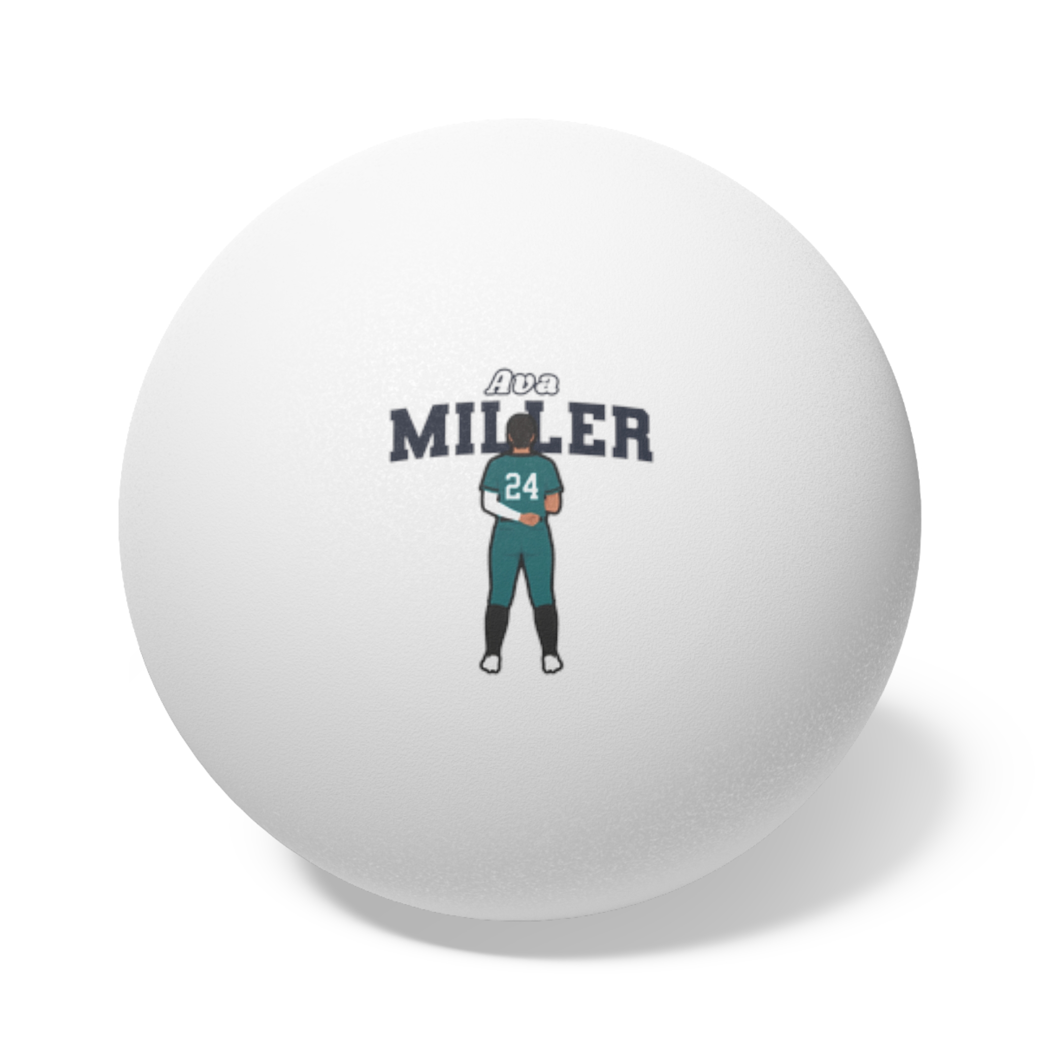 Ping Pong Balls, 6 pcs — character_name_arch in White