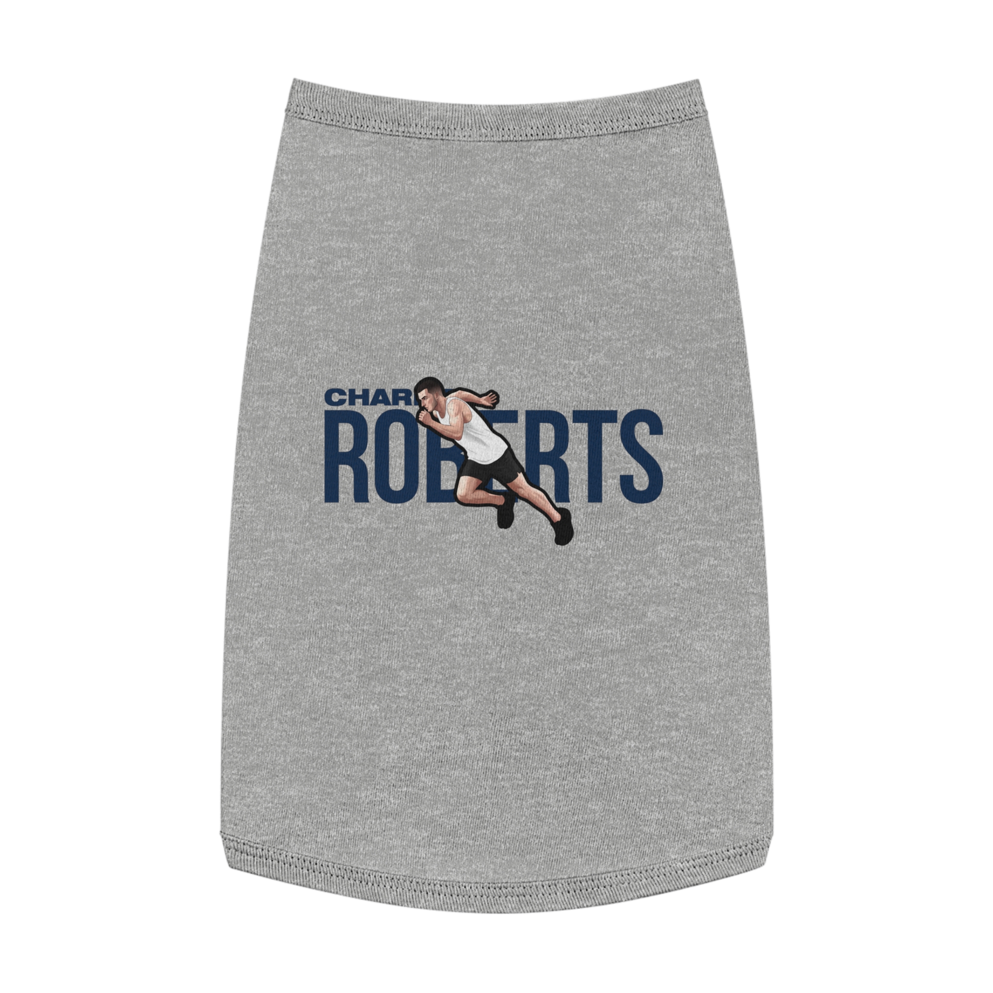 Pet Tank Top — character_player_name in White