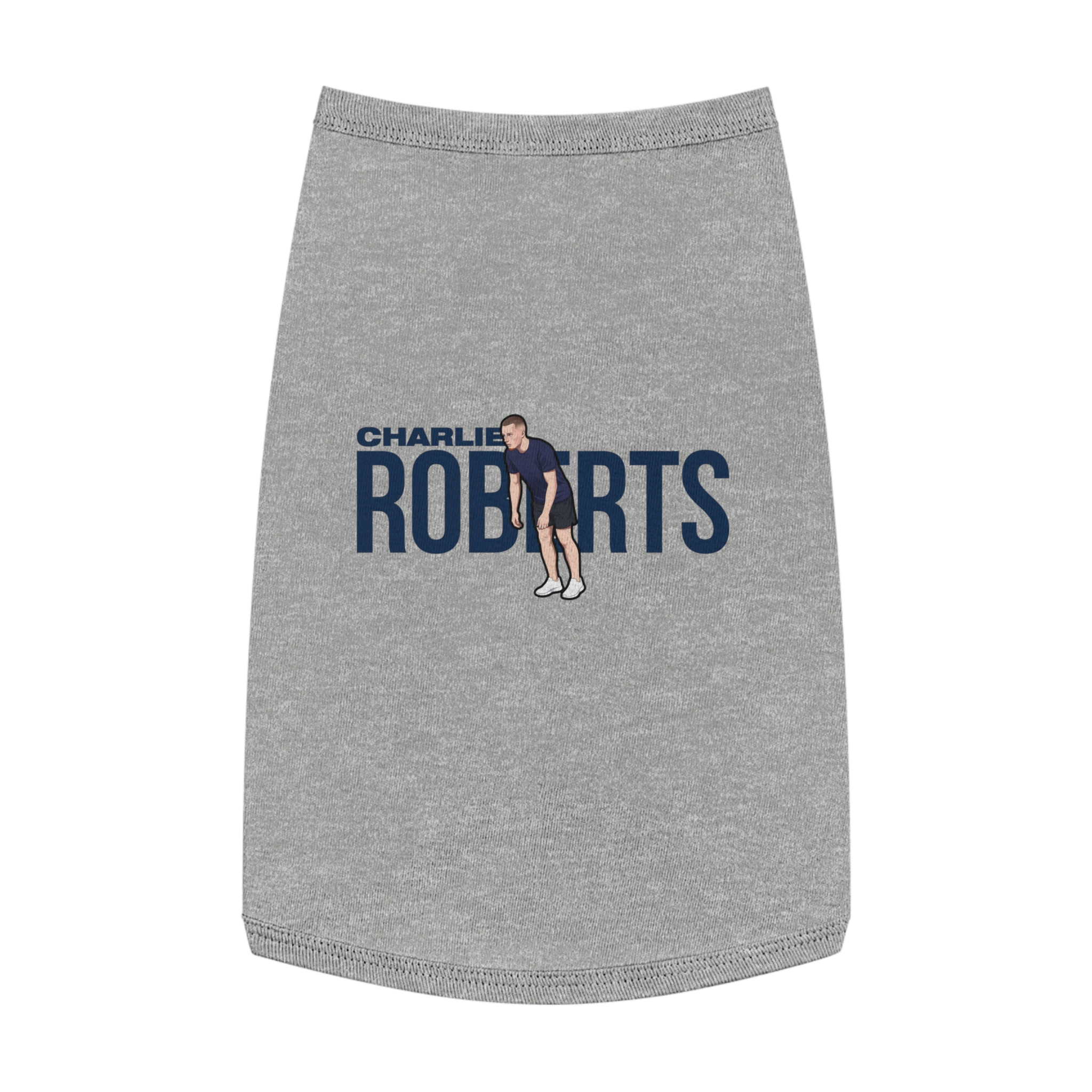Pet Tank Top — character_player_name in White