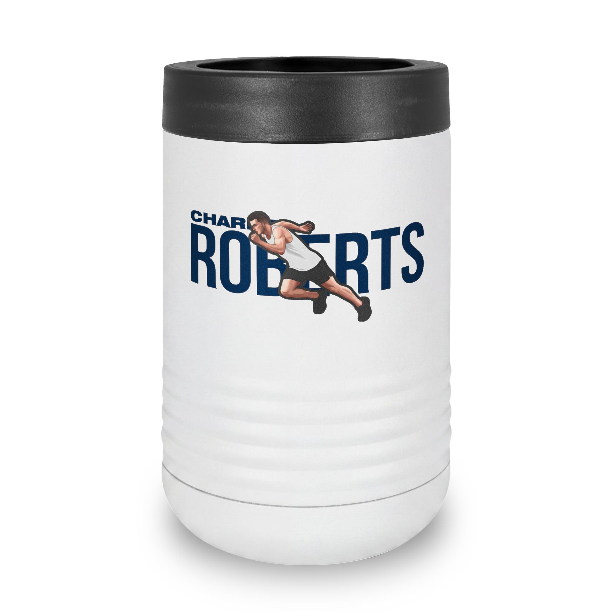 Stainless Can Cooler — character_player_name in White