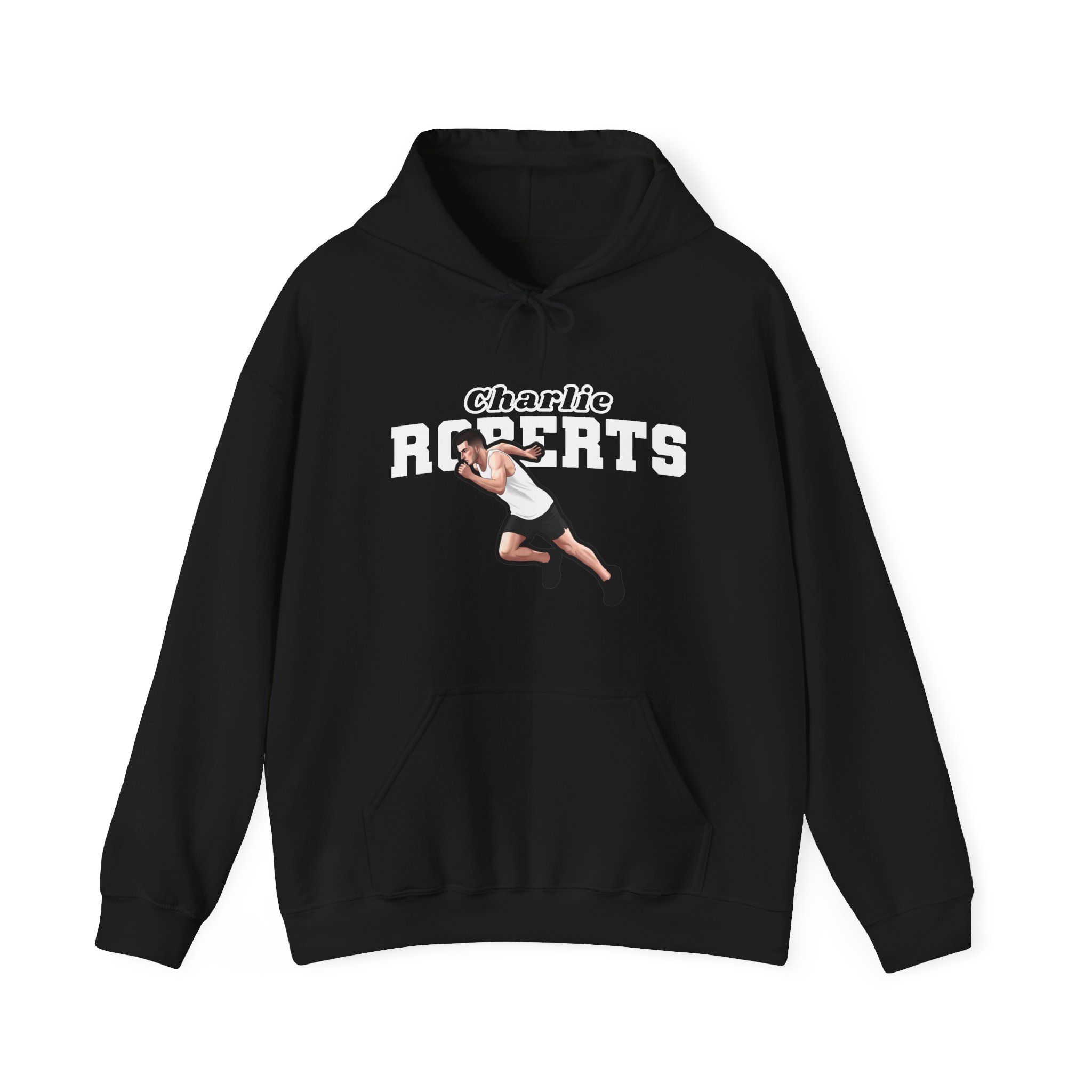 Hoodie — character_name_arch in Black
