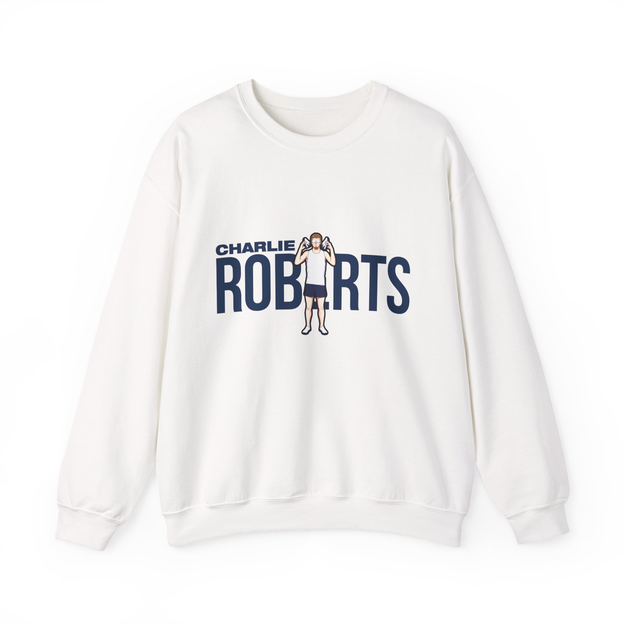 Crewneck Sweatshirt — character_player_name in White