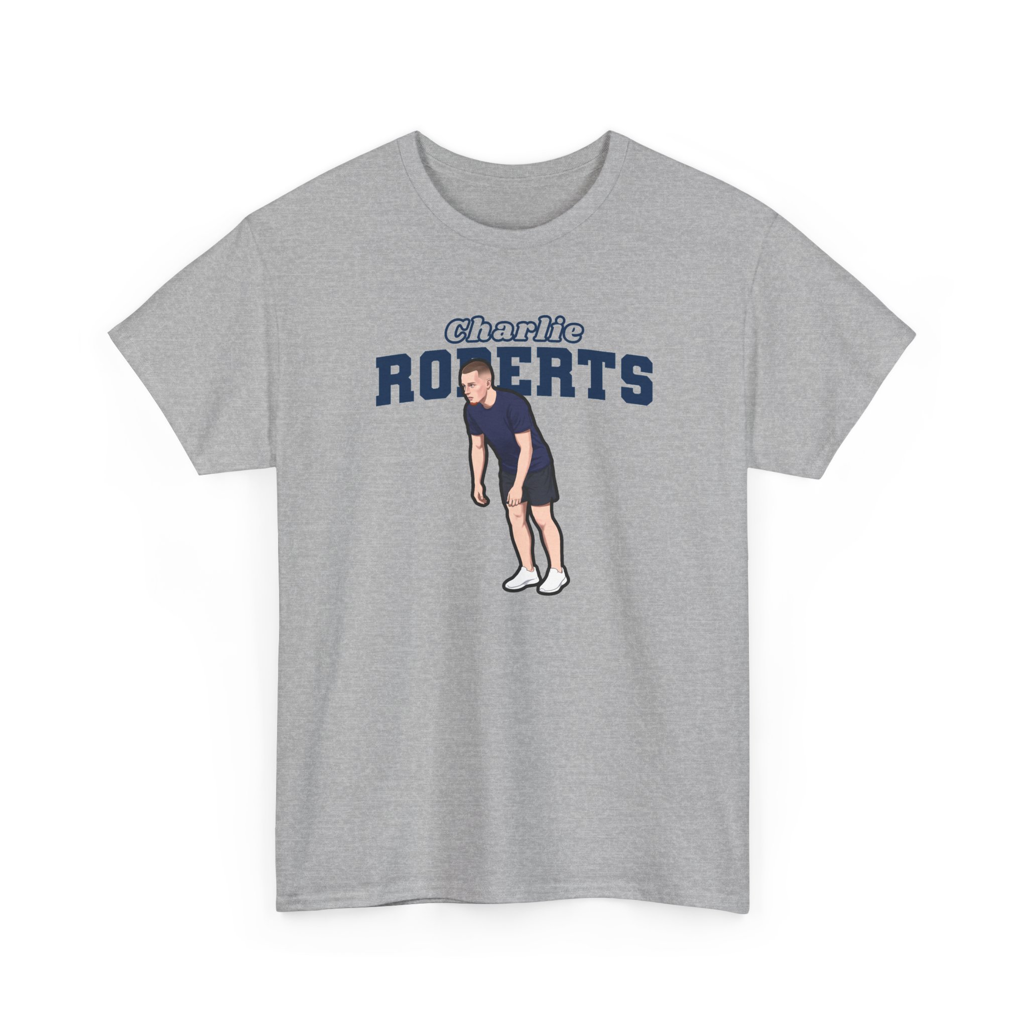 Tee — character_name_arch in Grey