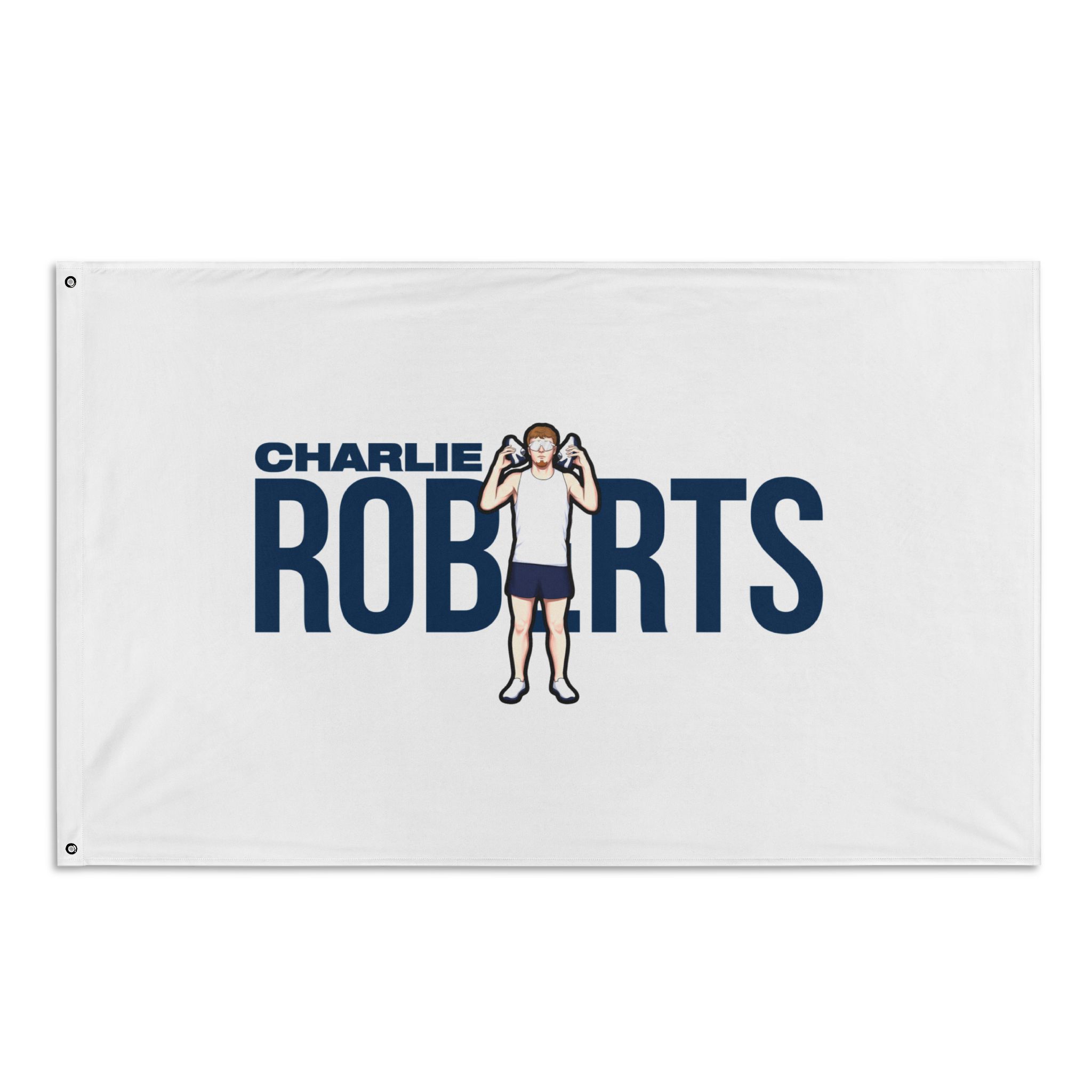 Flag (35 × 56 in) — character_player_name in Classic