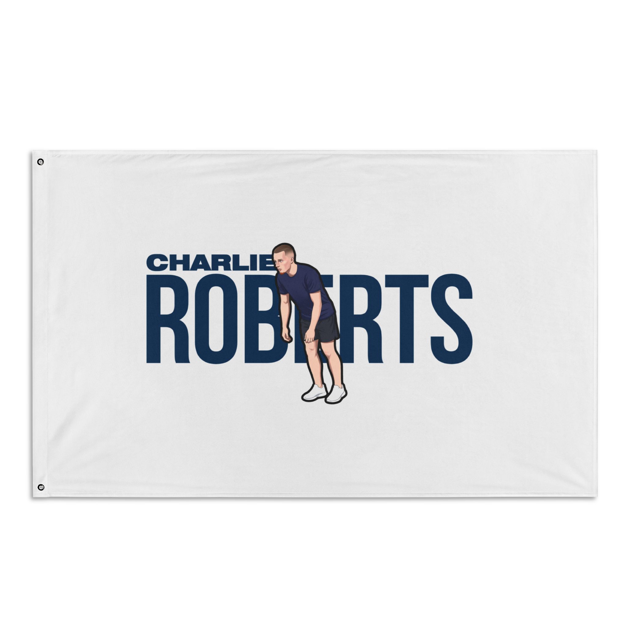 Flag (35 × 56 in) — character_player_name in Classic