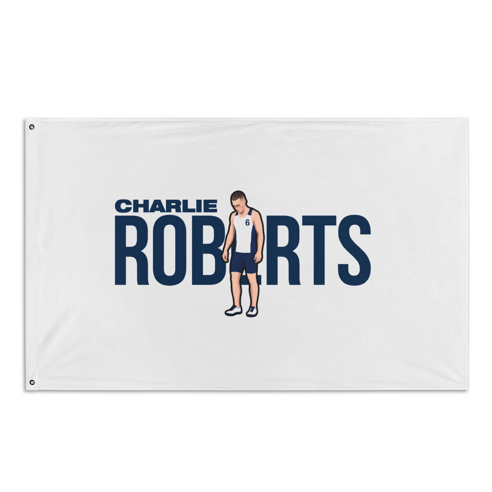 Flag (35 × 56 in) — character_player_name in Classic