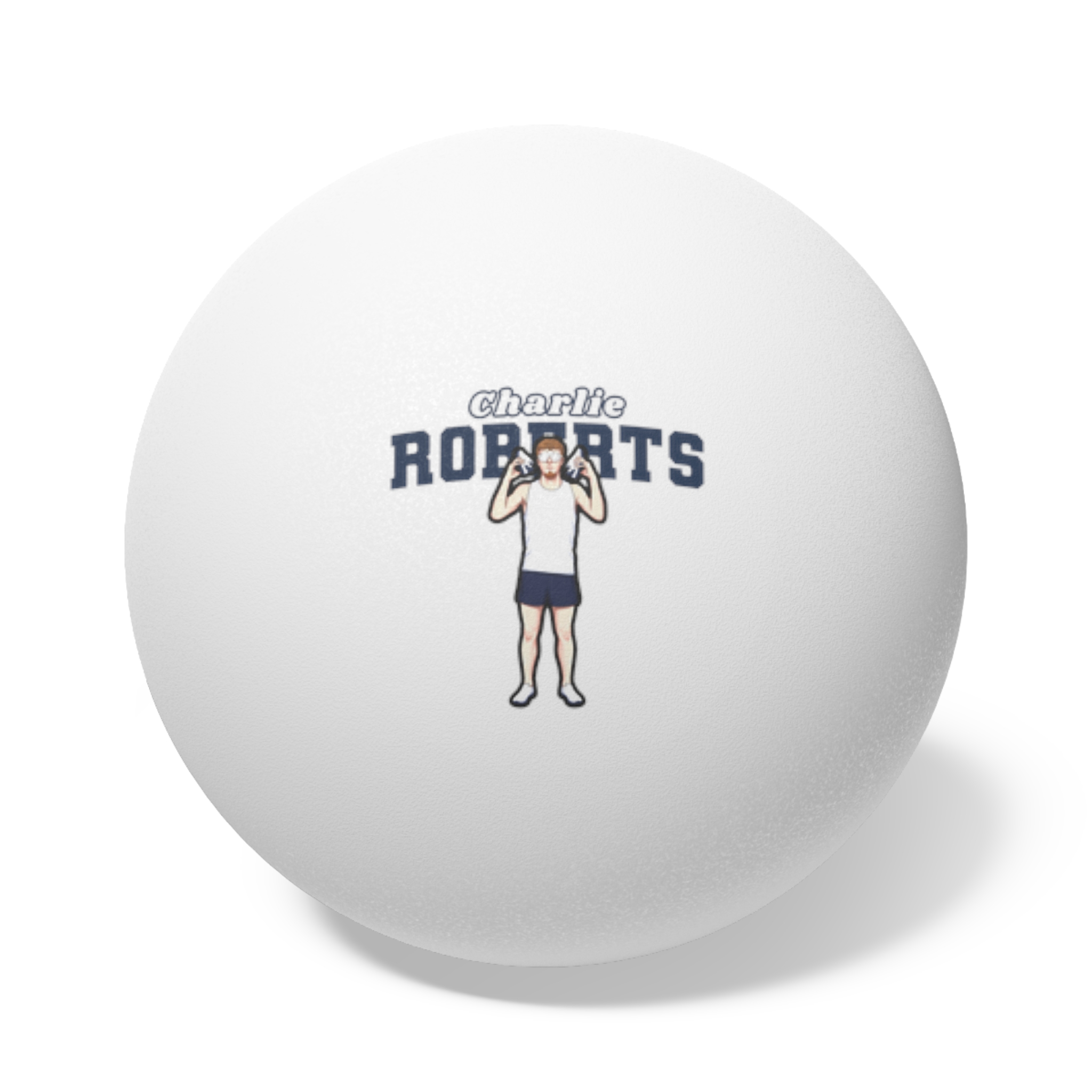 Ping Pong Balls, 6 pcs — character_name_arch in White
