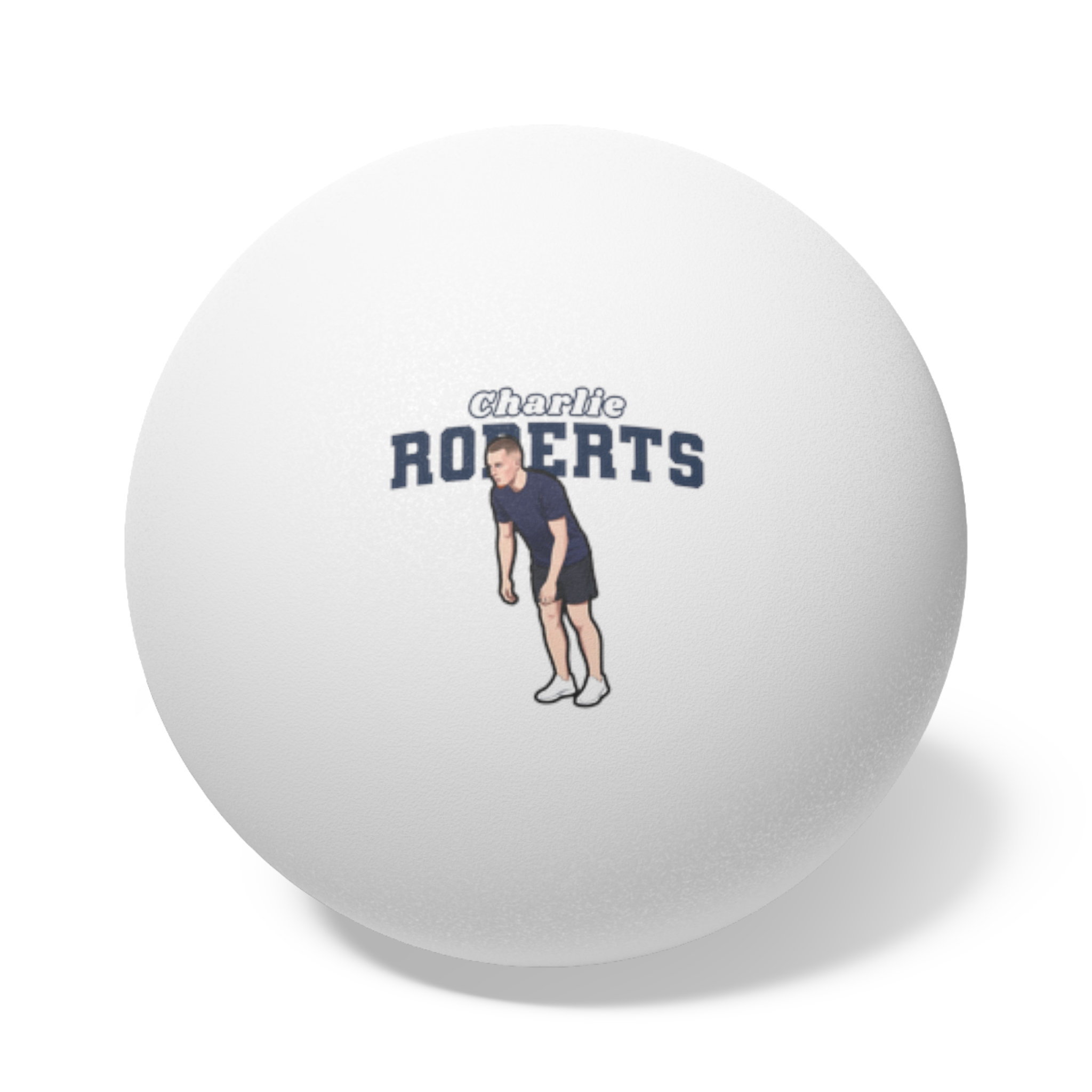Ping Pong Balls, 6 pcs — character_name_arch in White