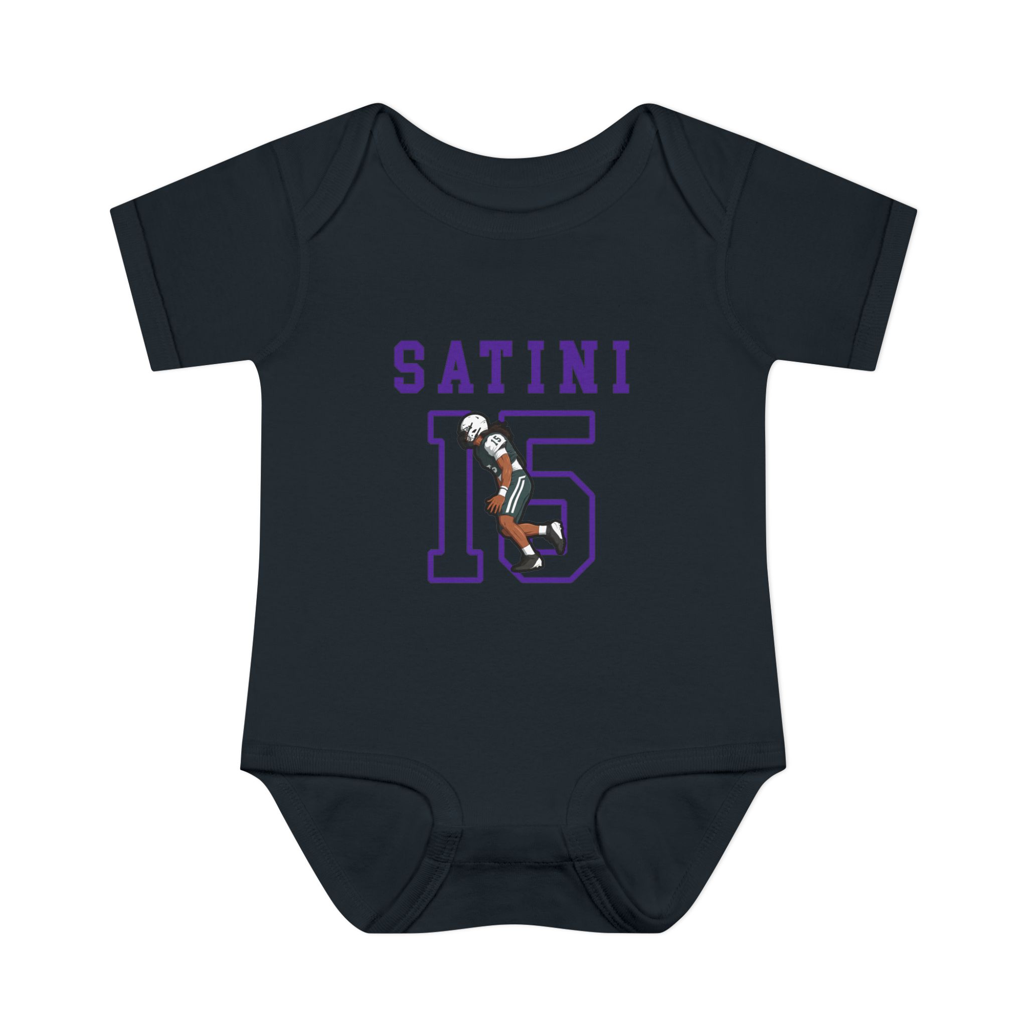 Baby Onesie — character_shirsey in Black