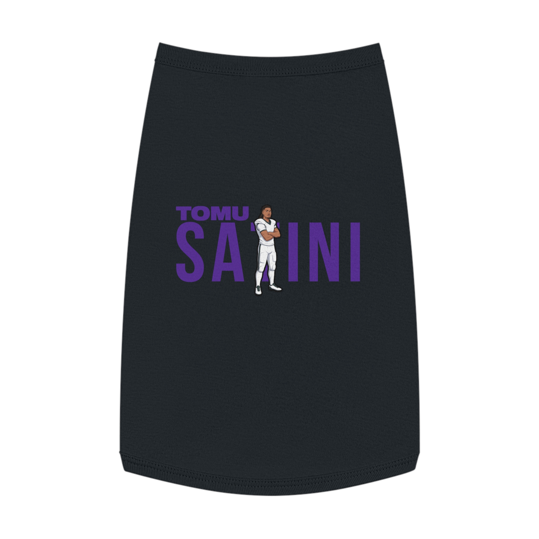Pet Tank Top — character_player_name in White