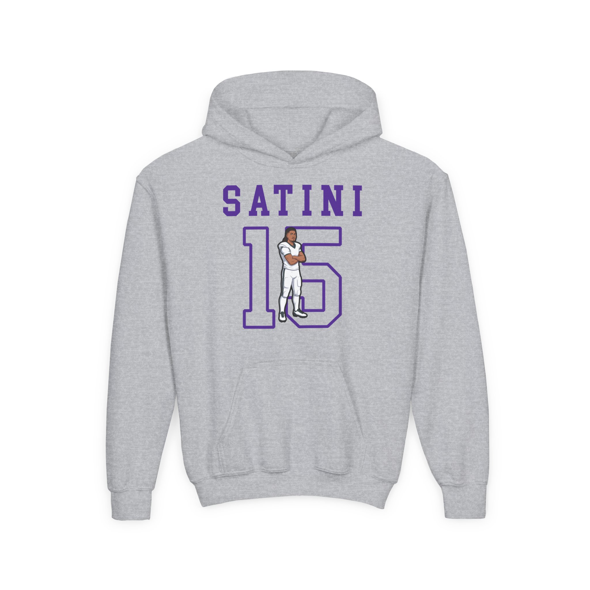 Youth Hoodie — character_shirsey in Grey