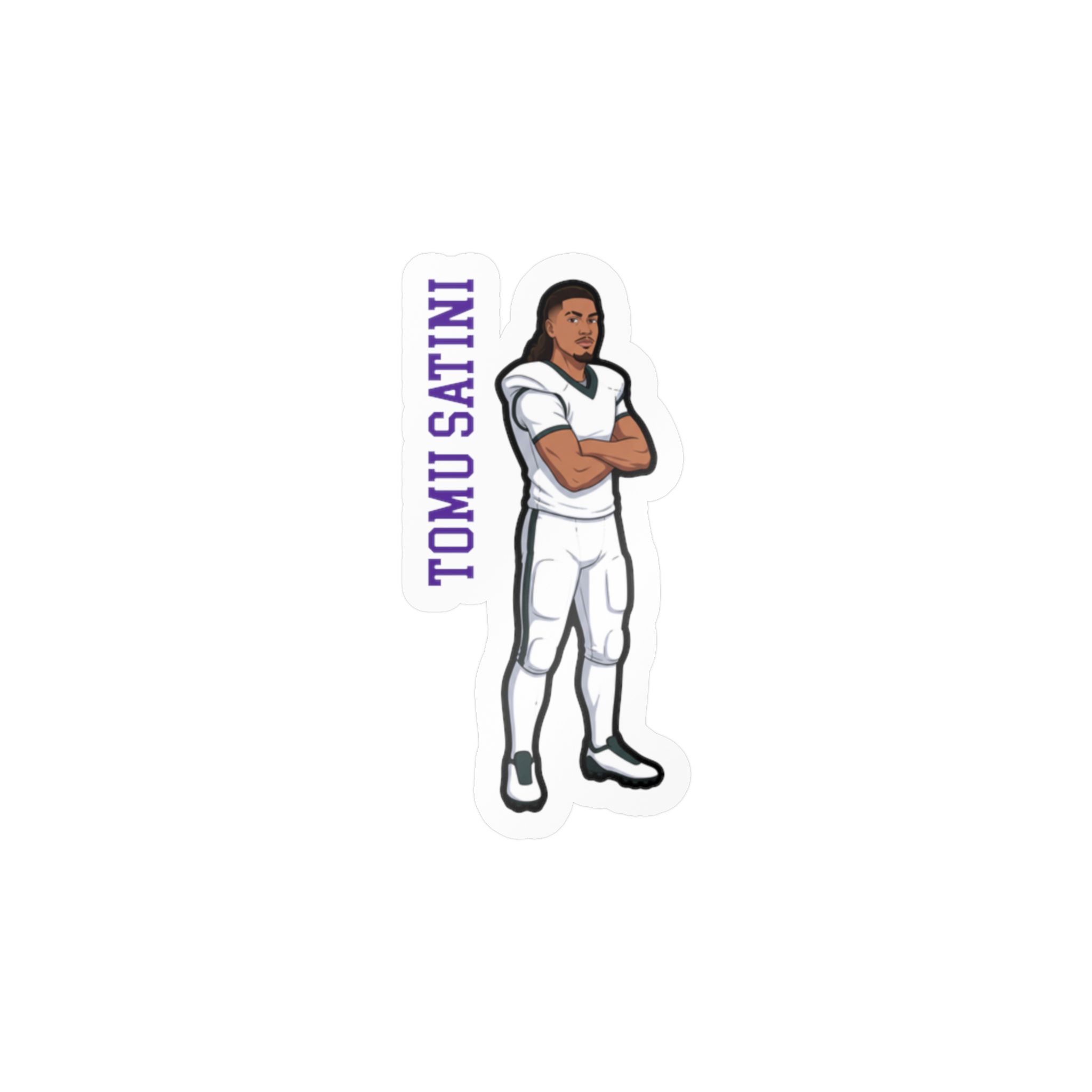 Vinyl Sticker — character_name_vertical in Classic