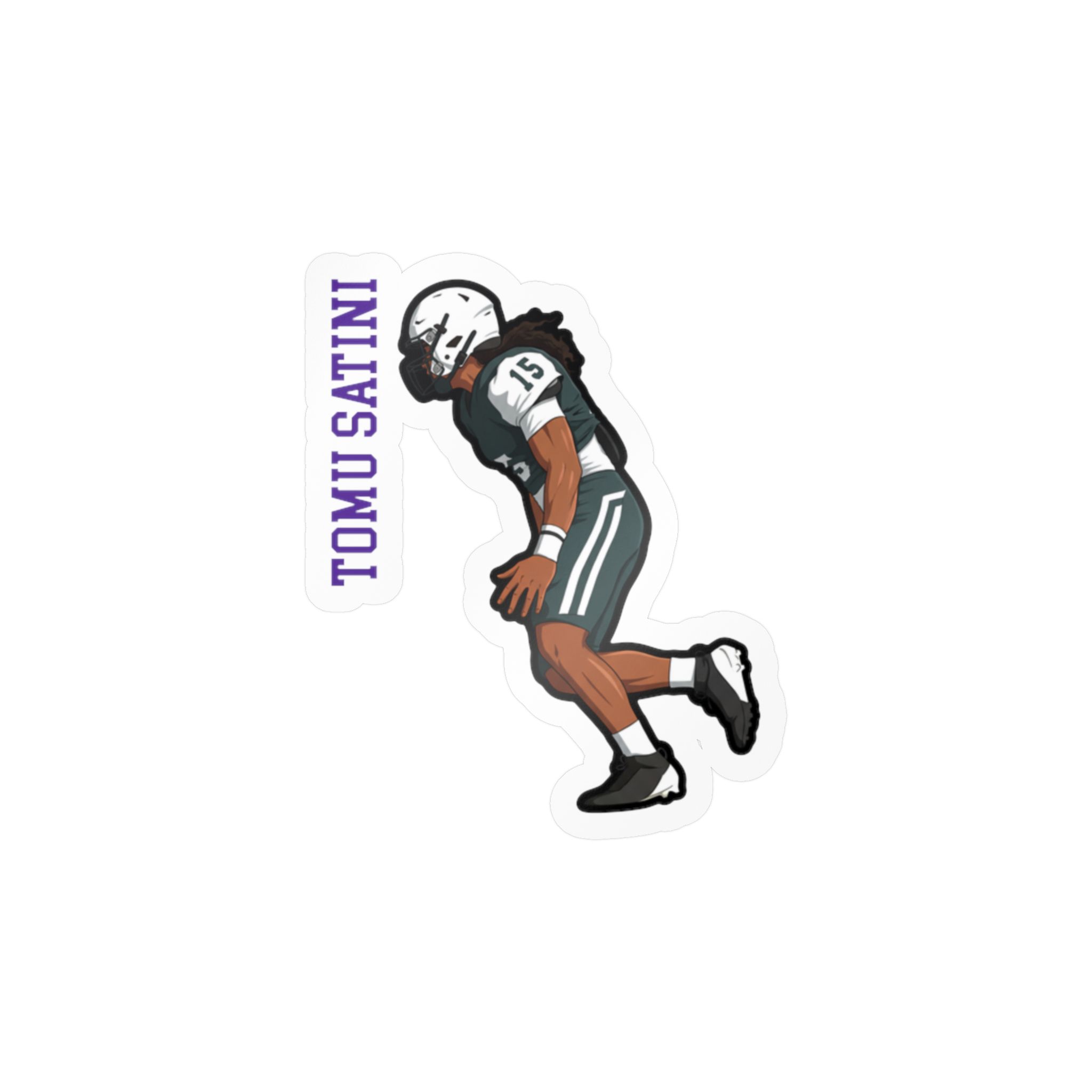 Vinyl Sticker — character_name_vertical in Classic