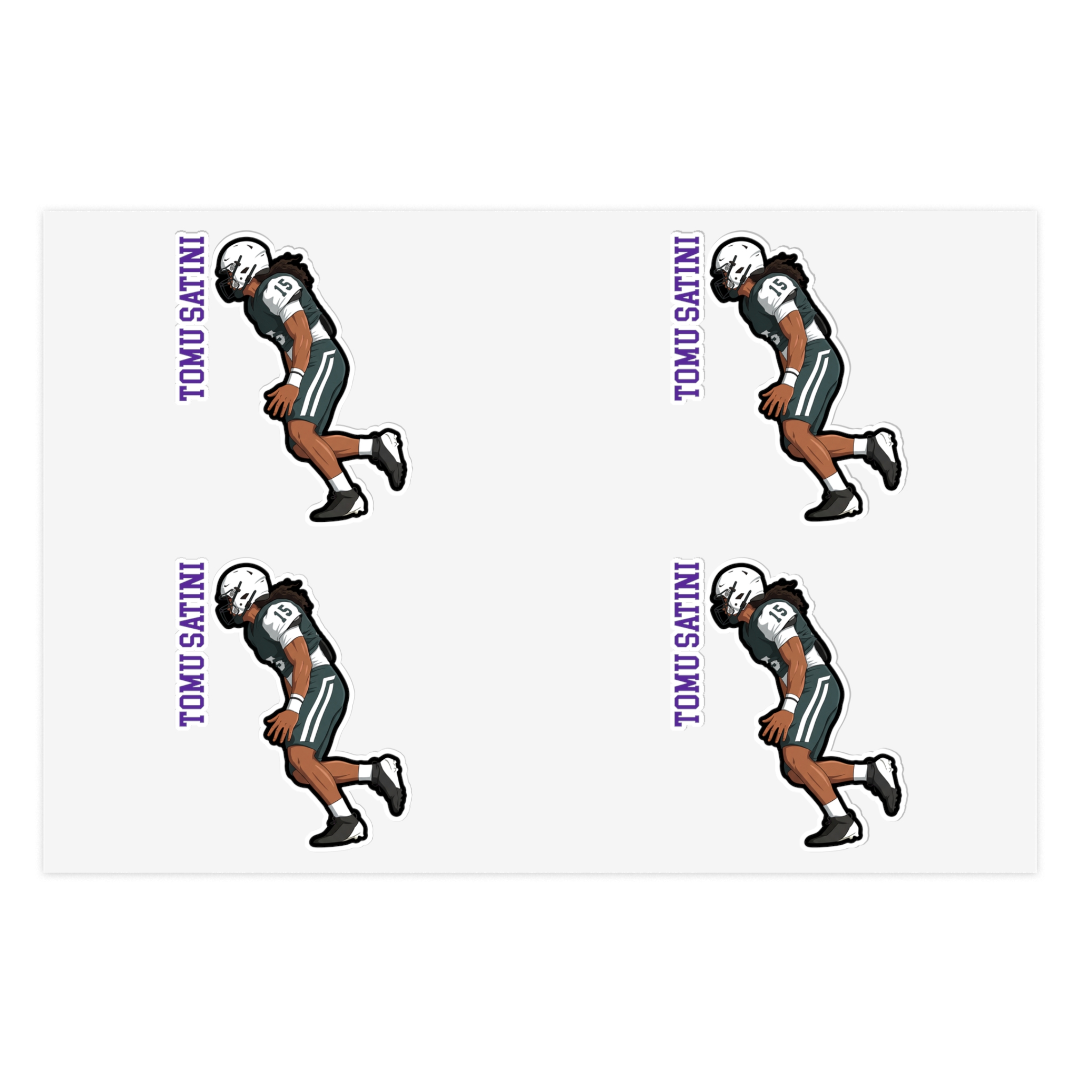 Sticker Sheet — character_name_vertical in Classic
