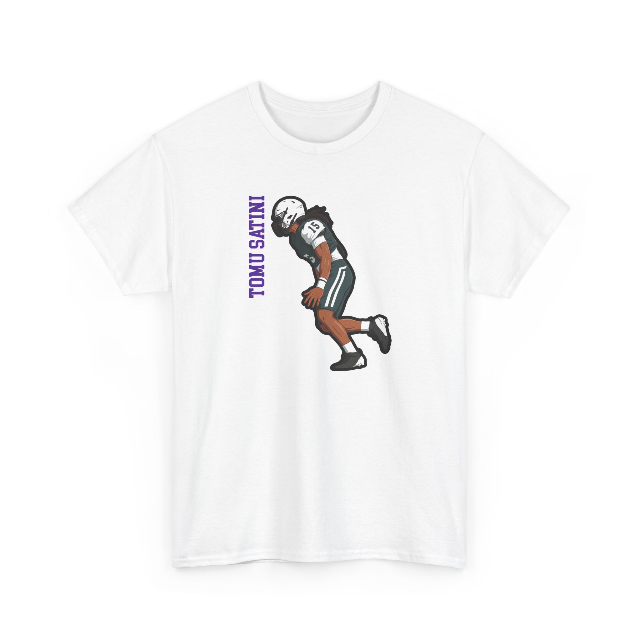 Tee — character_name_vertical in White