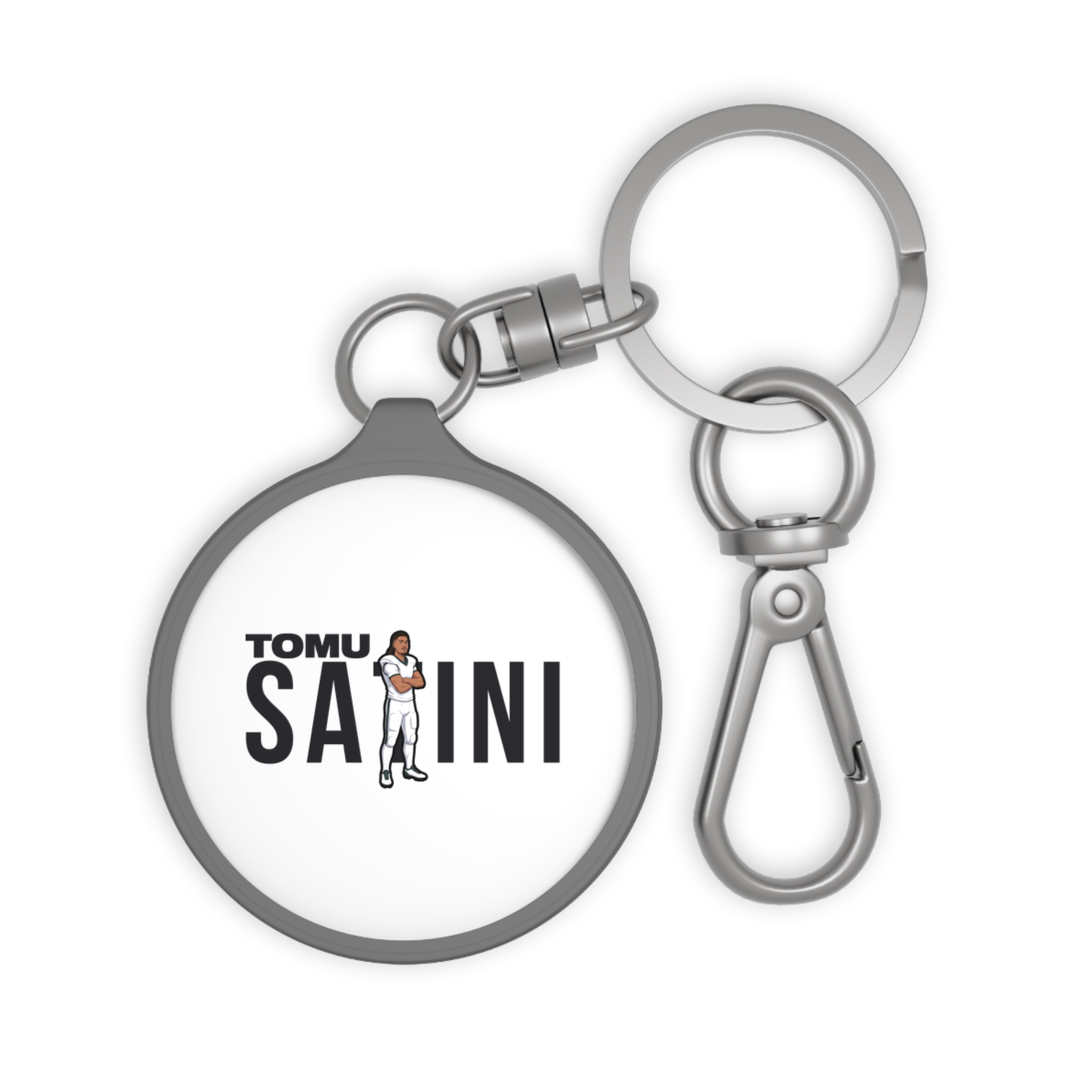 Keychain — character_player_name in Grey