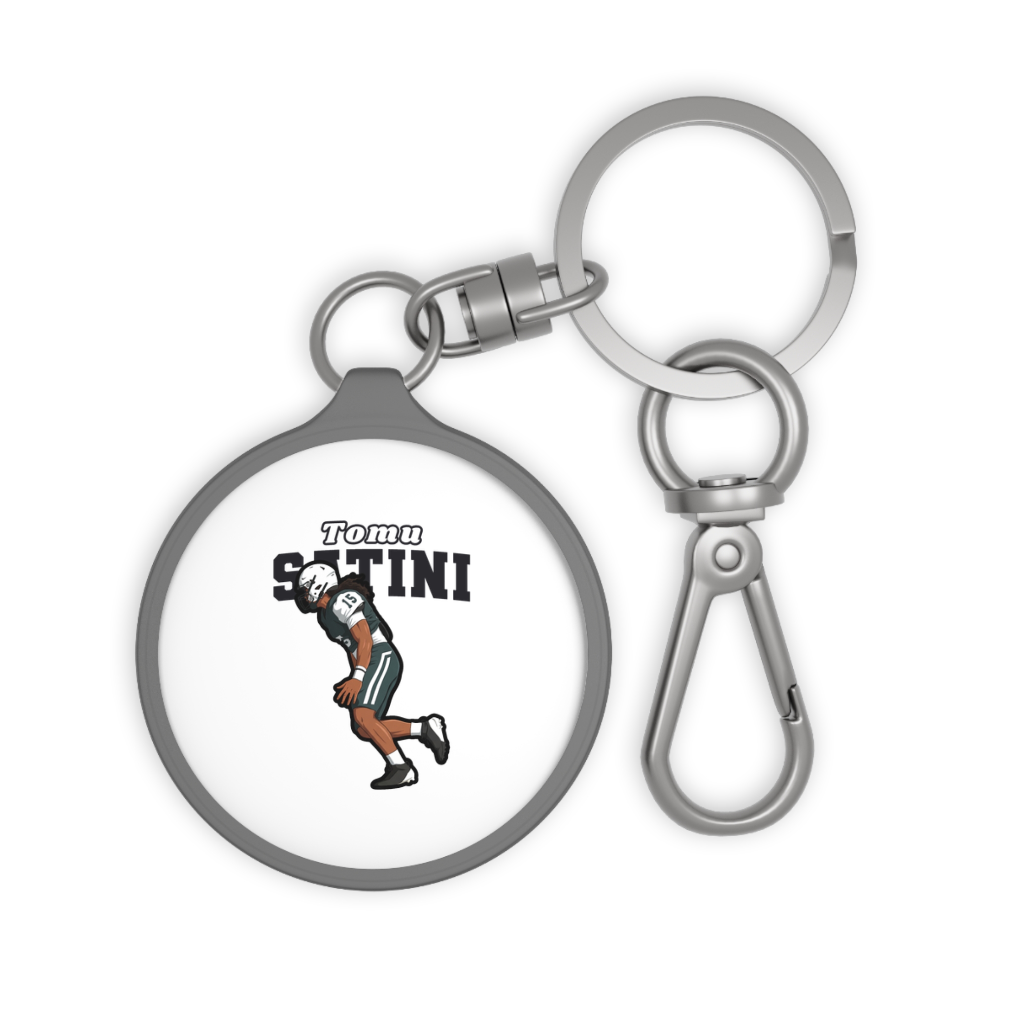Keychain — character_name_arch in Grey
