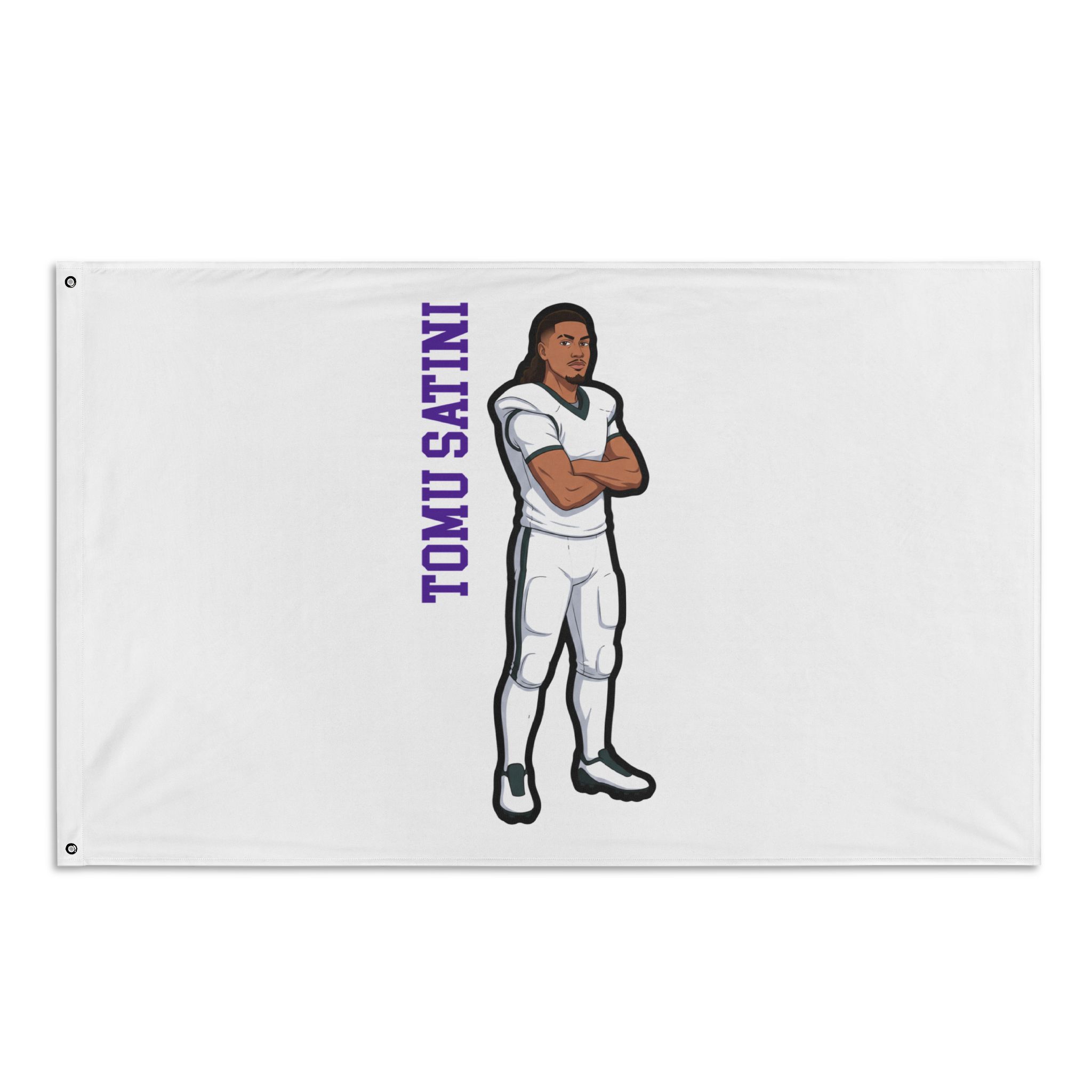 Flag (35 × 56 in) — character_name_vertical in Classic