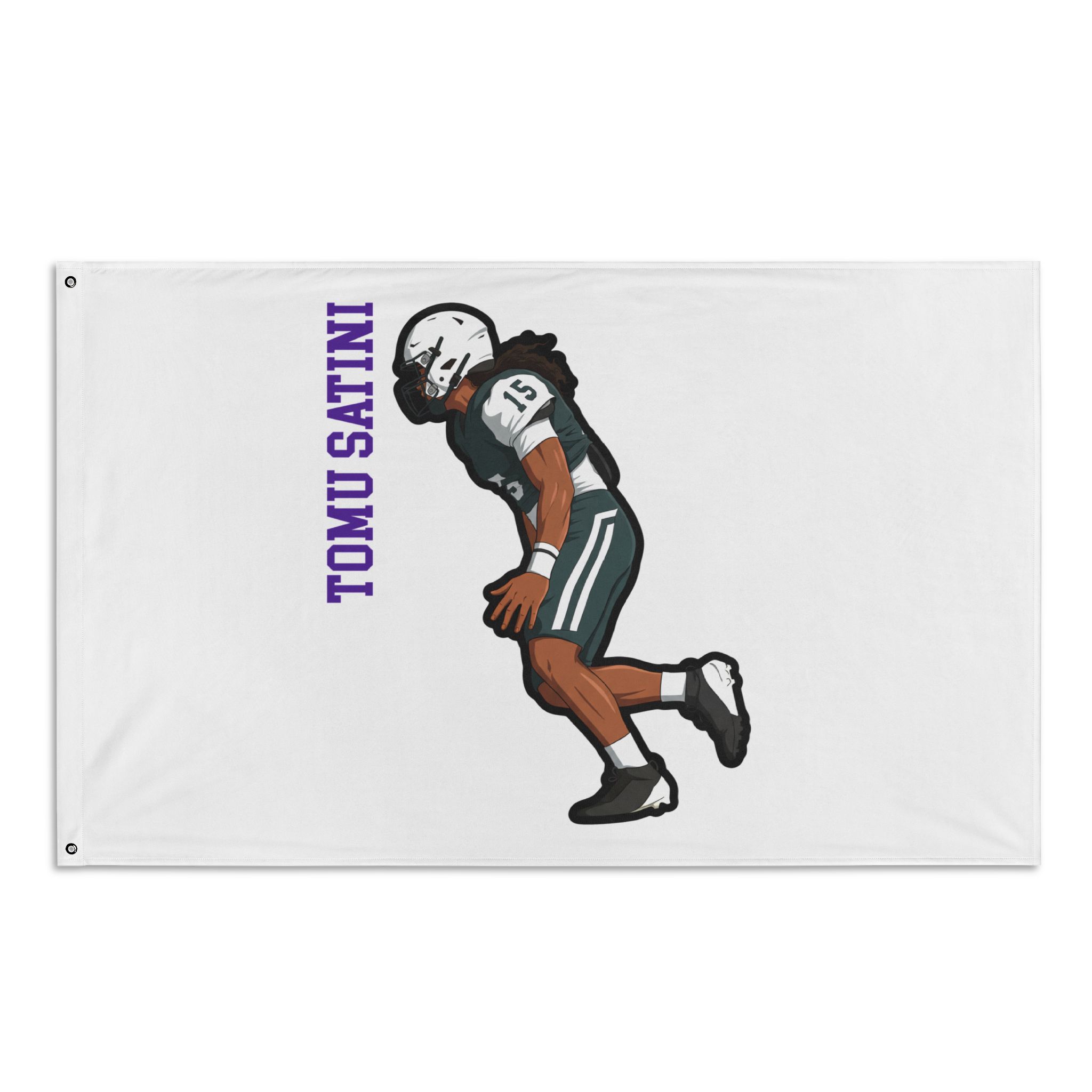 Flag (35 × 56 in) — character_name_vertical in Classic