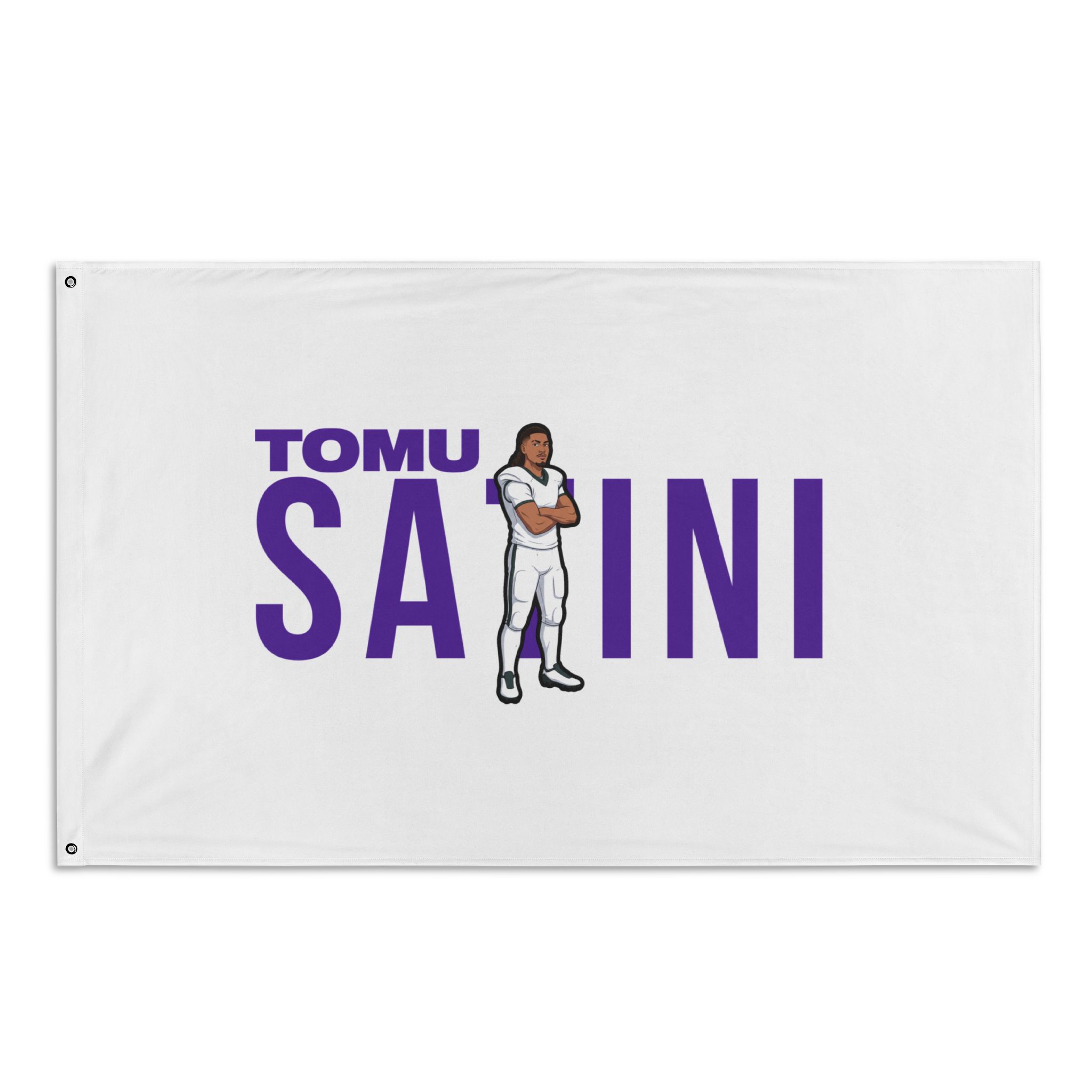 Flag (35 × 56 in) — character_player_name in Classic