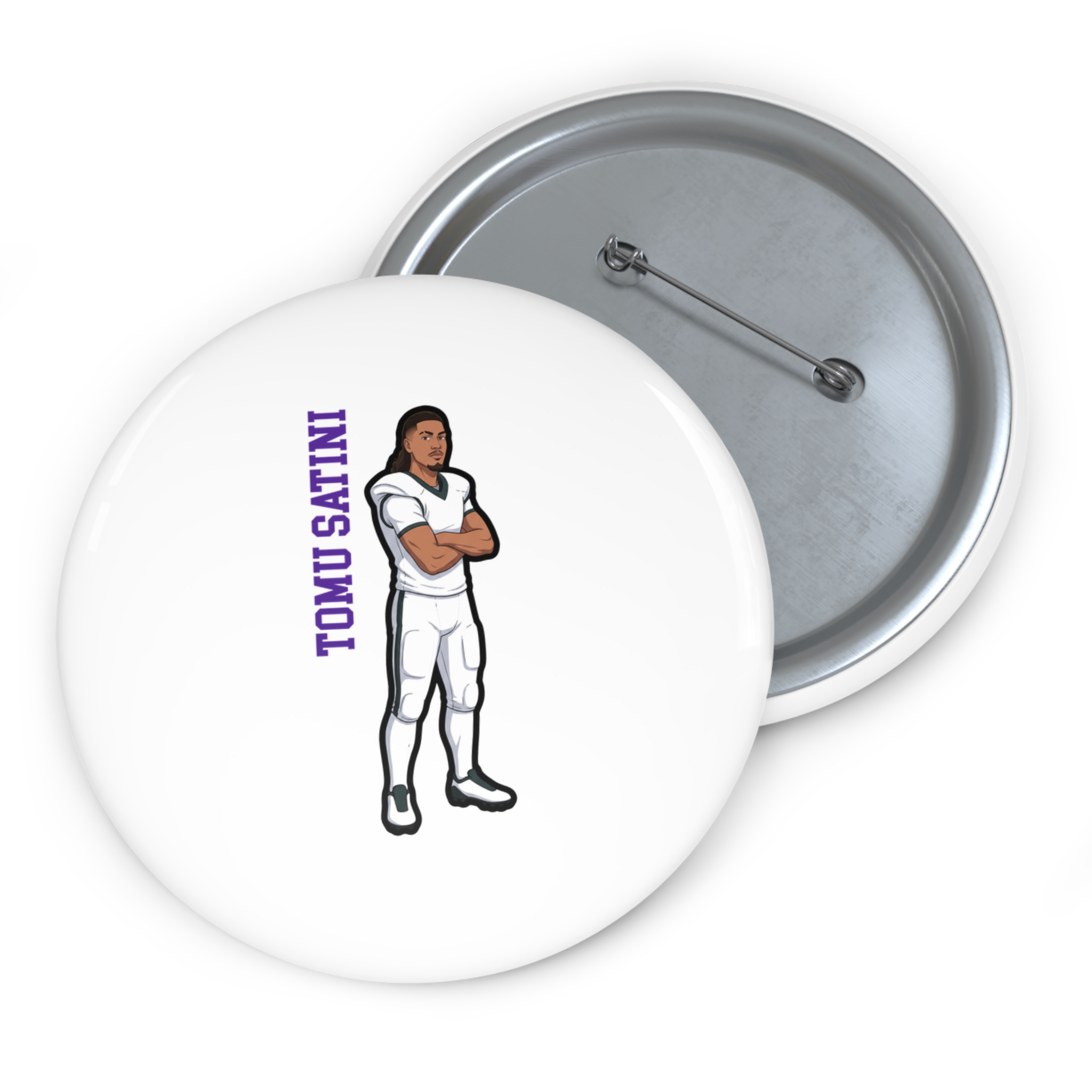 Game Day Pin — character_name_vertical in Classic