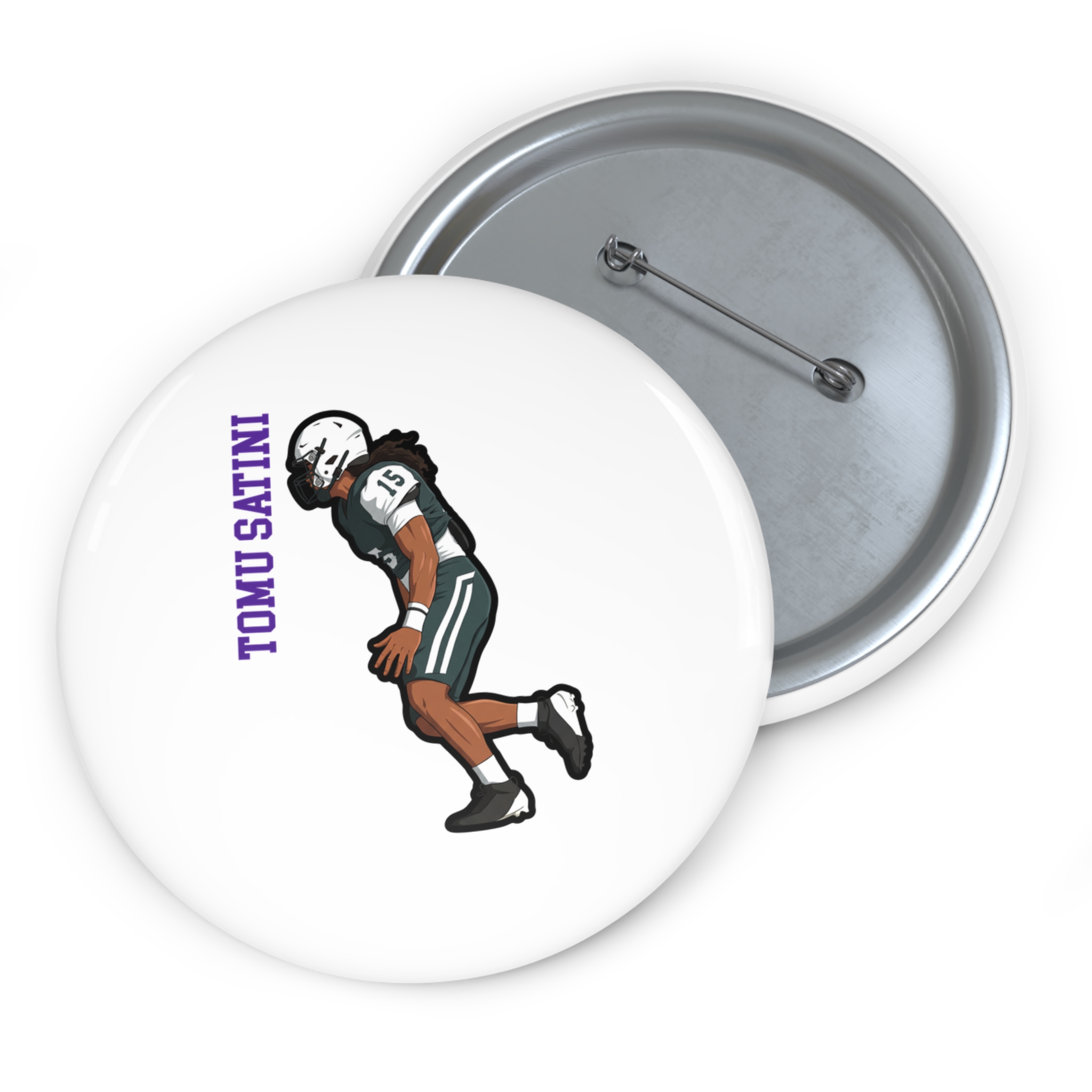 Game Day Pin — character_name_vertical in Classic