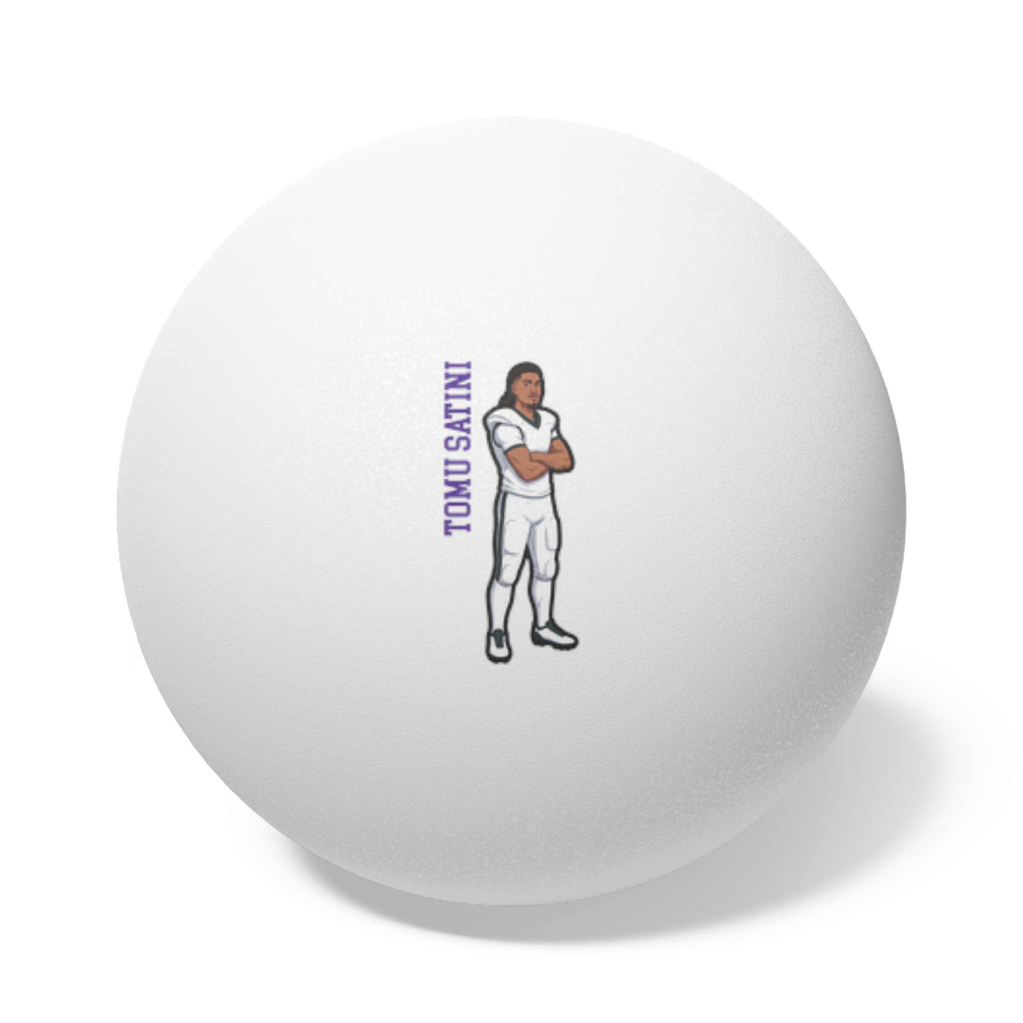 Ping Pong Balls, 6 pcs — character_name_vertical in White