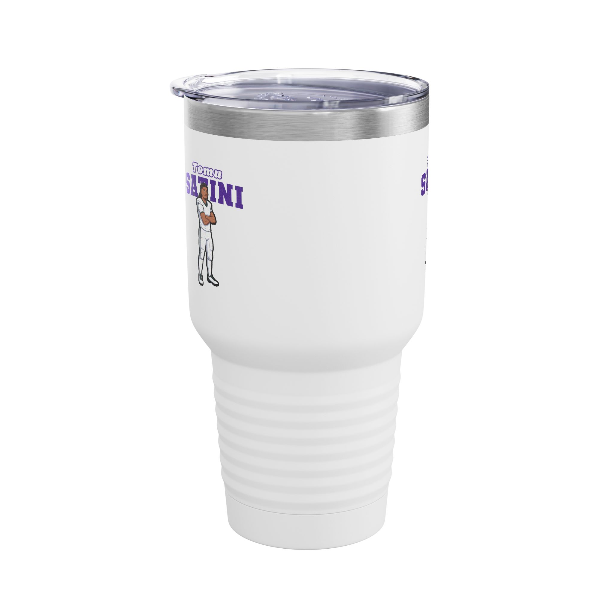 30oz Tumbler — character_name_arch in White